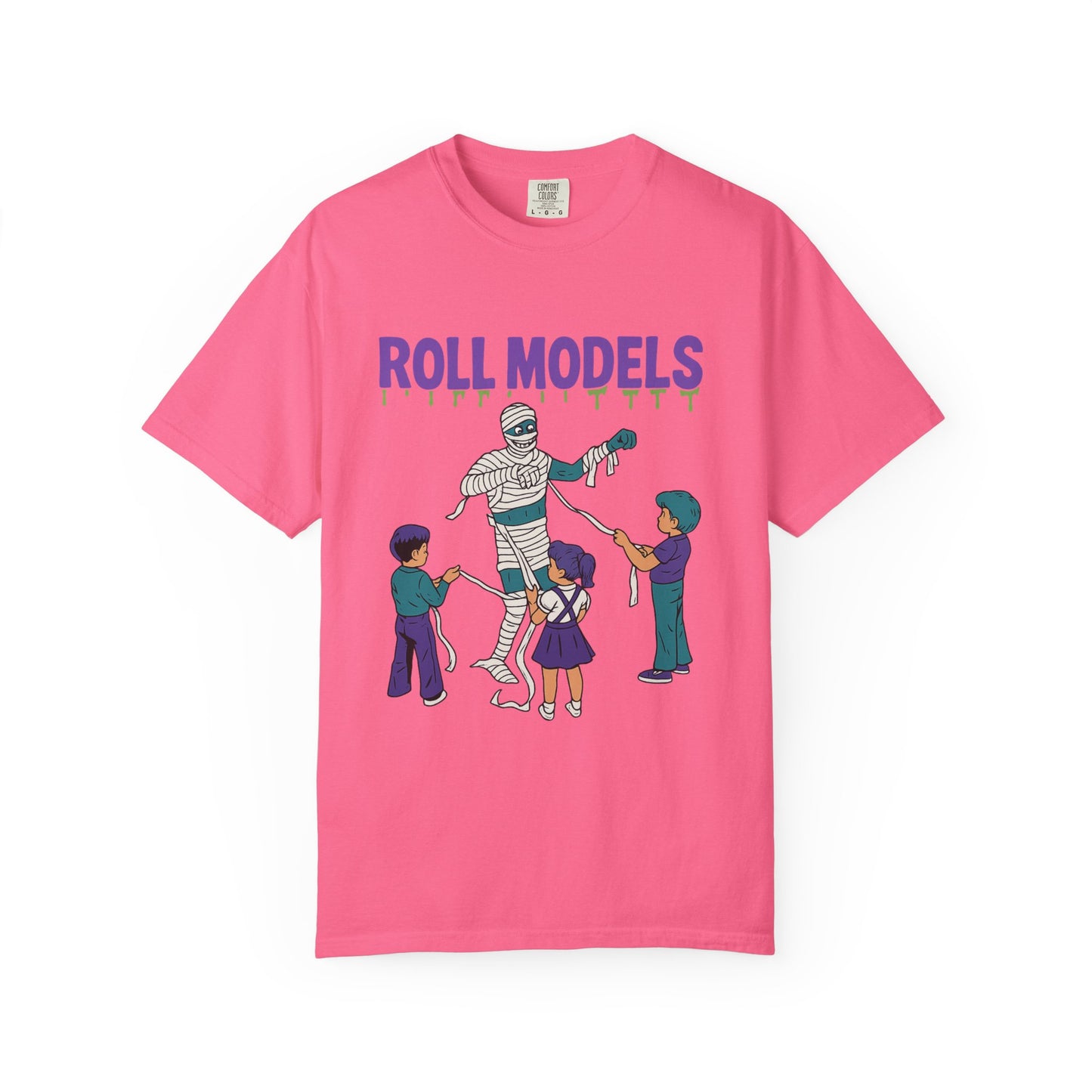 Mummy Roll Models T-Shirt, Cute Halloween Shirt, Kids Costume Tee, Family Fun Outfit, Retro Graphic Top, Vintage Style Tee