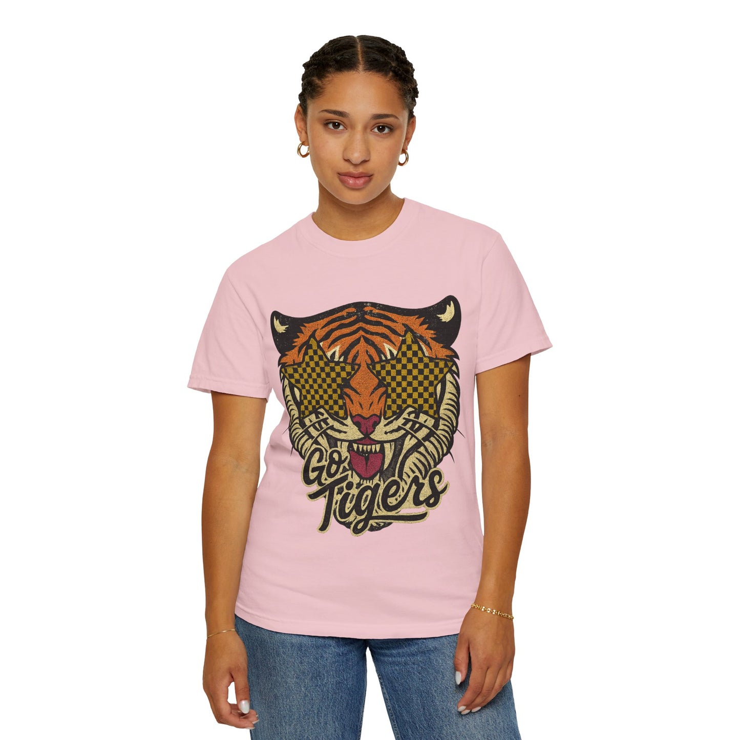 Bold Tiger Graphic Unisex T-Shirt - Go Tigers Design for Missouri Lovers