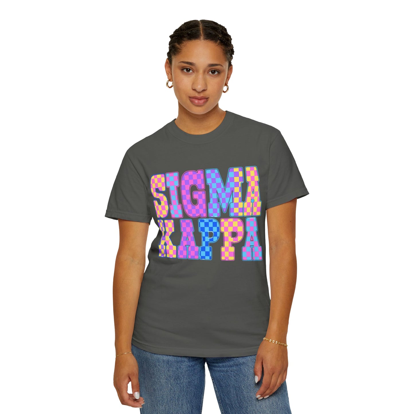 Colorful SigmaKappa T-Shirt - Unisex Garment-Dyed