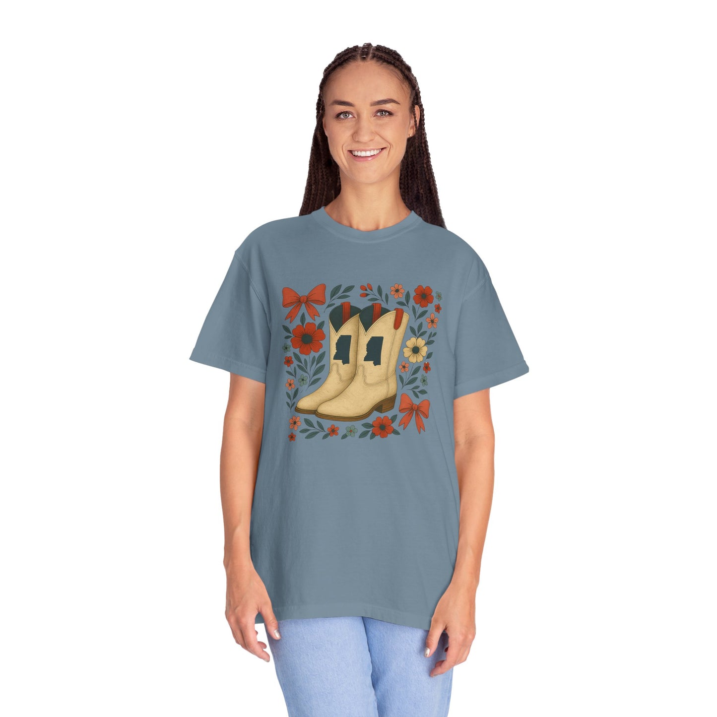 Mississippi Coquette Bow Unisex Tee - Ole Miss Fan Gift