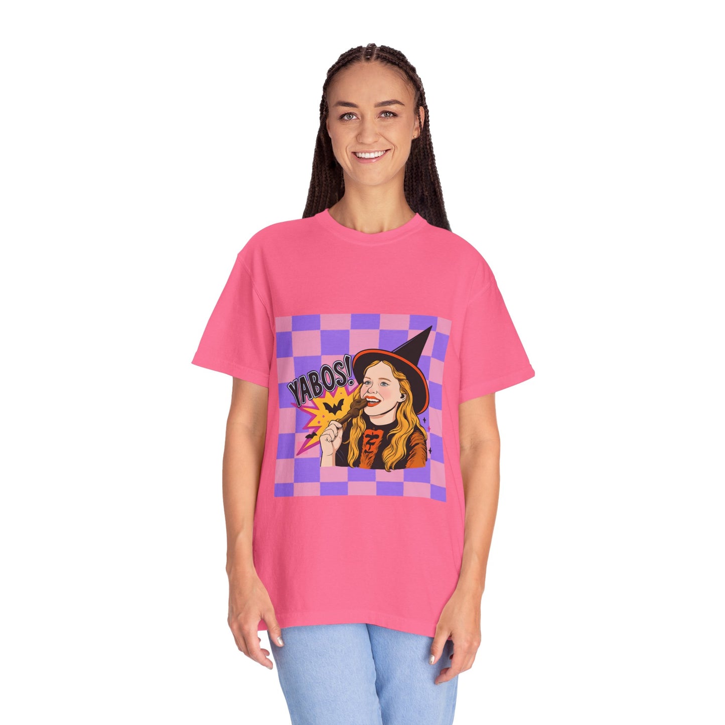 Witchy Vibes T-shirt - Yabos Graphic Tee, Cute Halloween Shirt, Unisex Funny Costume Top, October Celebration Attire, Gift for Witch Lovers