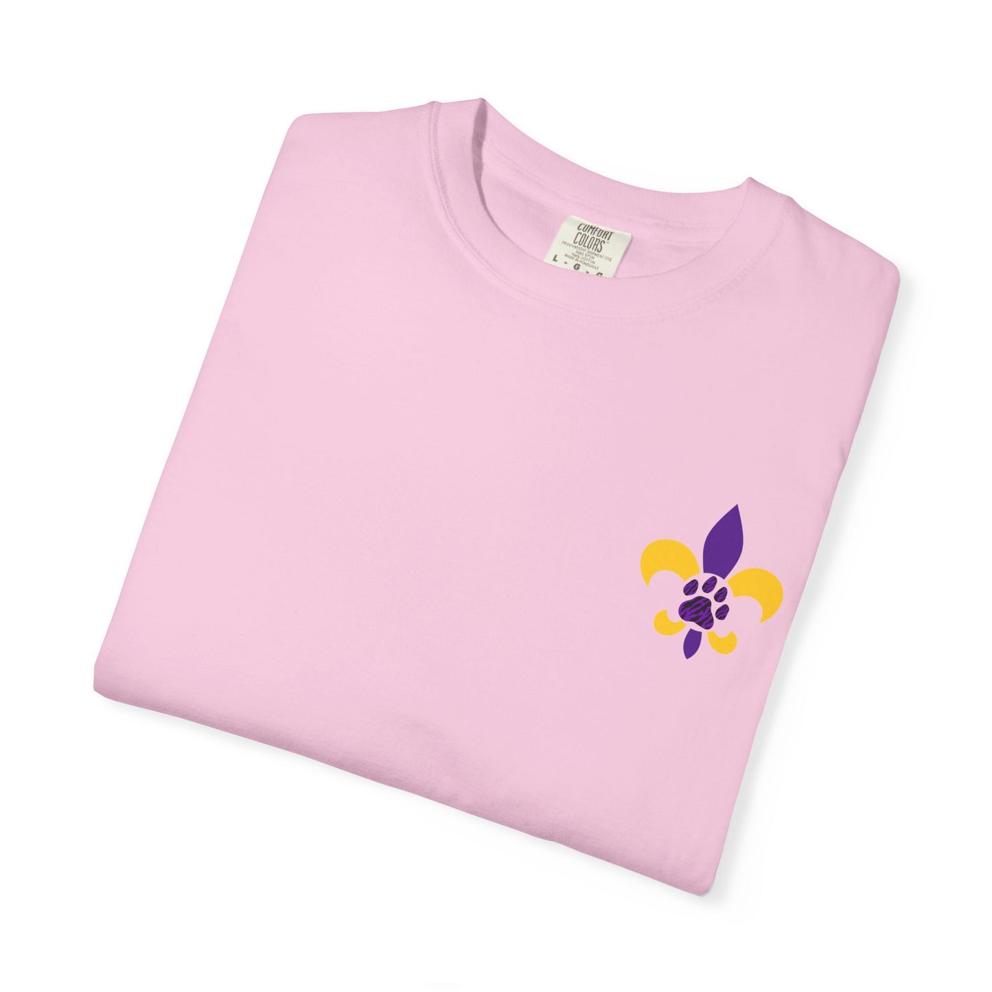 Baton Rouge Spirit T-Shirt - Unisex Garment-Dyed Tee for Game Day, College Football, Mardi Gras, Team Pride, Casual Wear