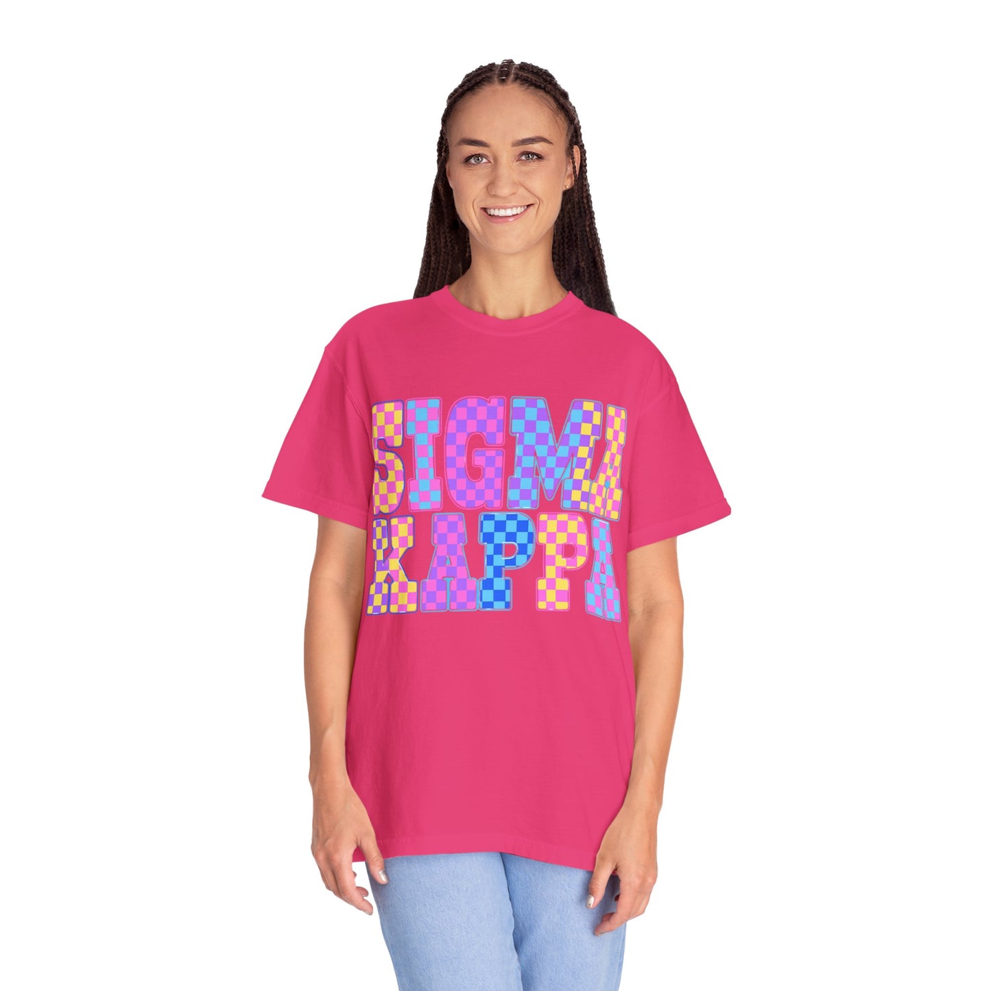 Colorful SigmaKappa T-Shirt - Unisex Garment-Dyed