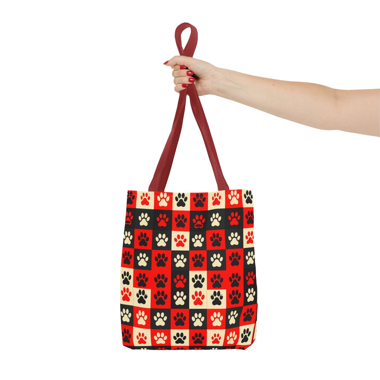 Paws Pattern Tote Bag, Stylish Eco-Friendly Bag, Game Day Bag, Go dawgs, graduation gift, alumni gift