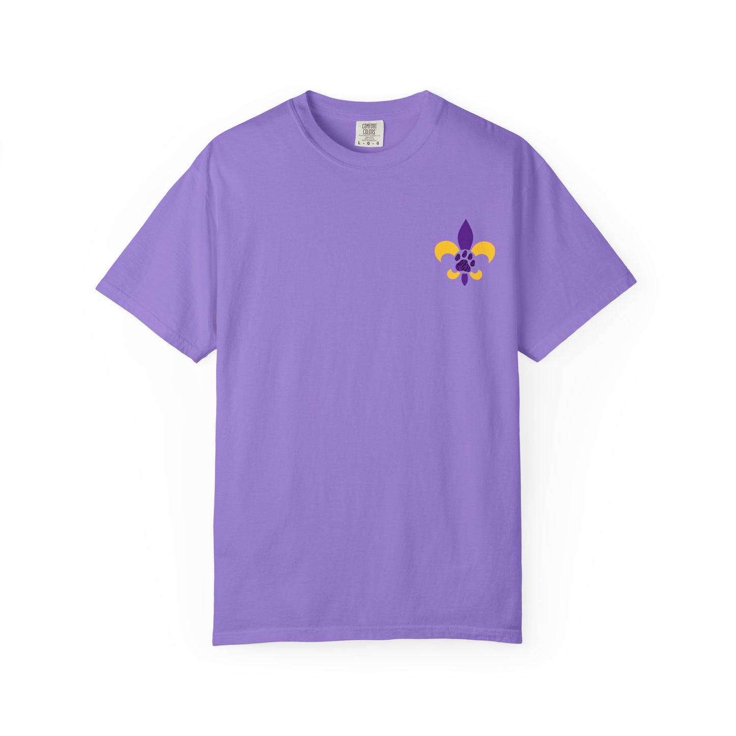 Baton Rouge Spirit T-Shirt - Unisex Garment-Dyed Tee for Game Day, College Football, Mardi Gras, Team Pride, Casual Wear