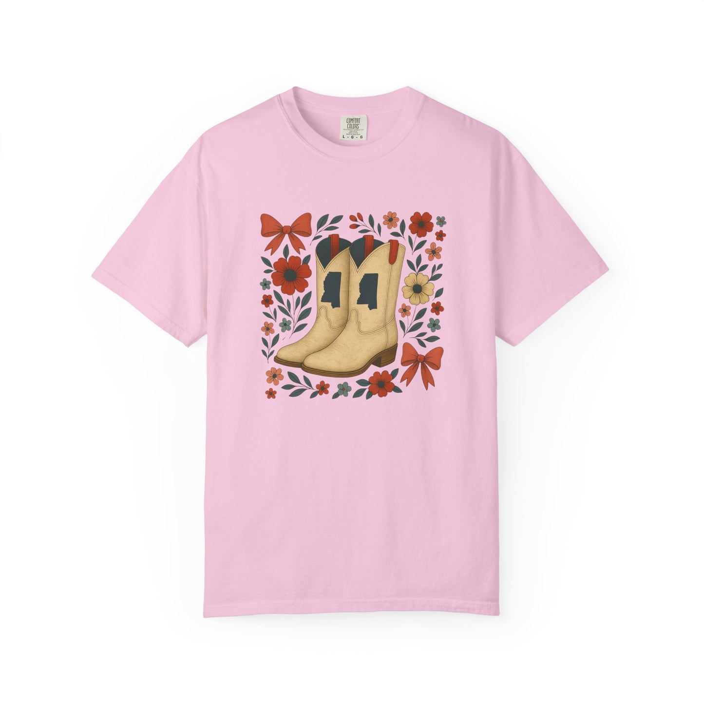 Mississippi Coquette Bow Unisex Tee - Ole Miss Fan Gift