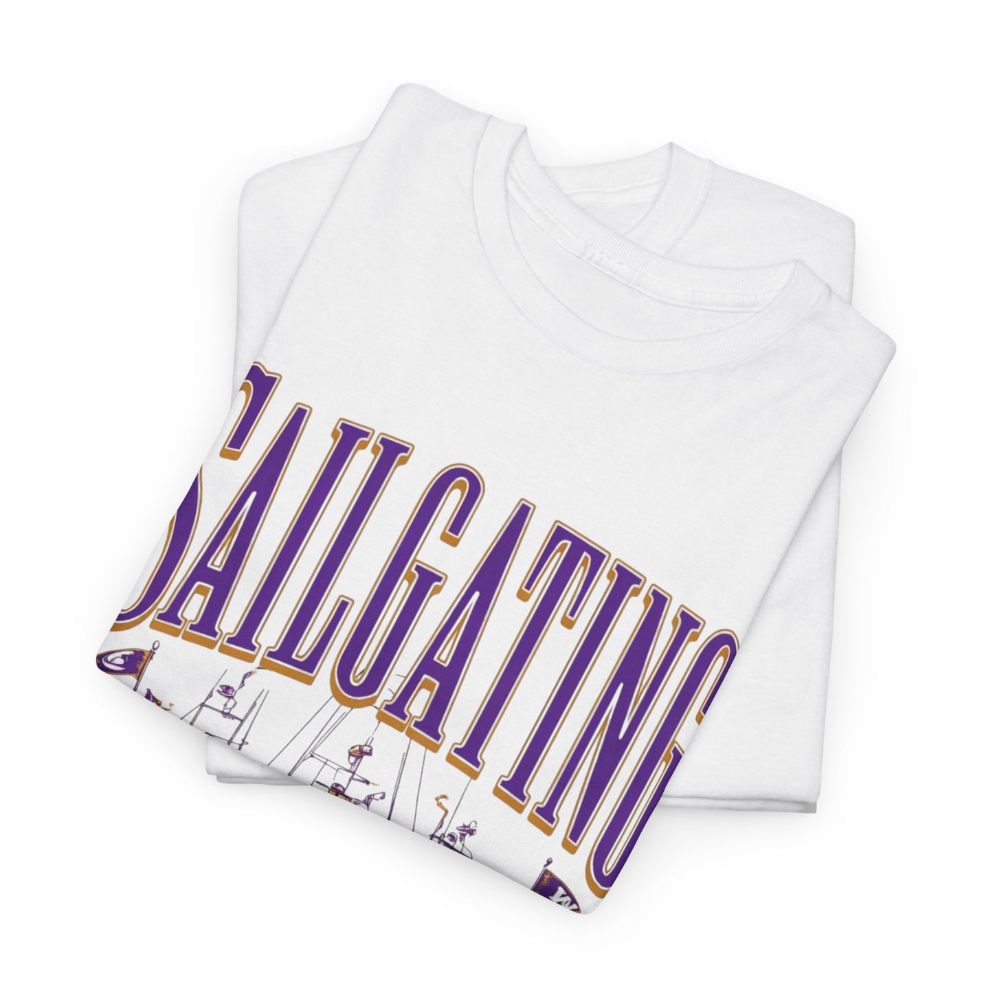 Sailgating Tee - Washington Huskies Unisex Heavy Cotton Shirt