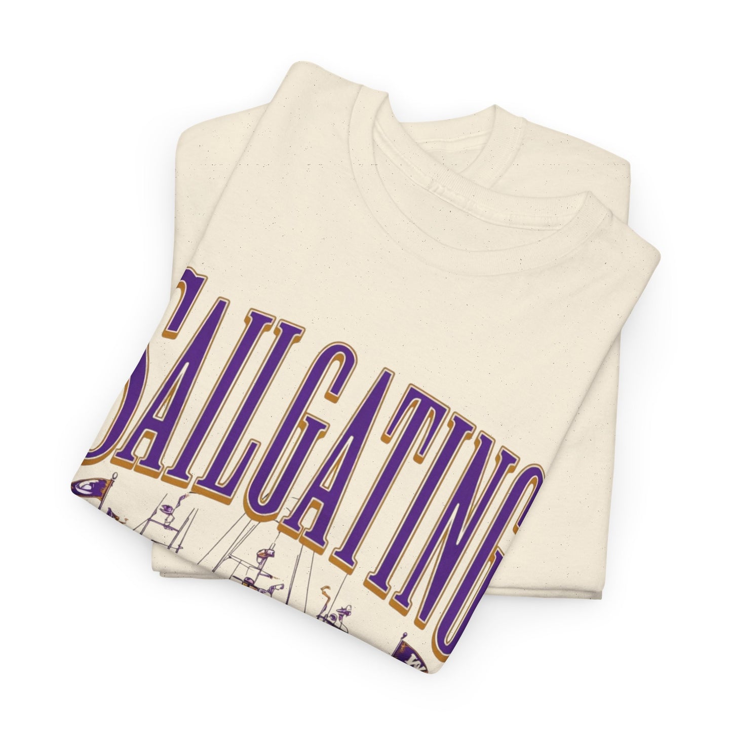 Sailgating Tee - Washington Huskies Unisex Heavy Cotton Shirt