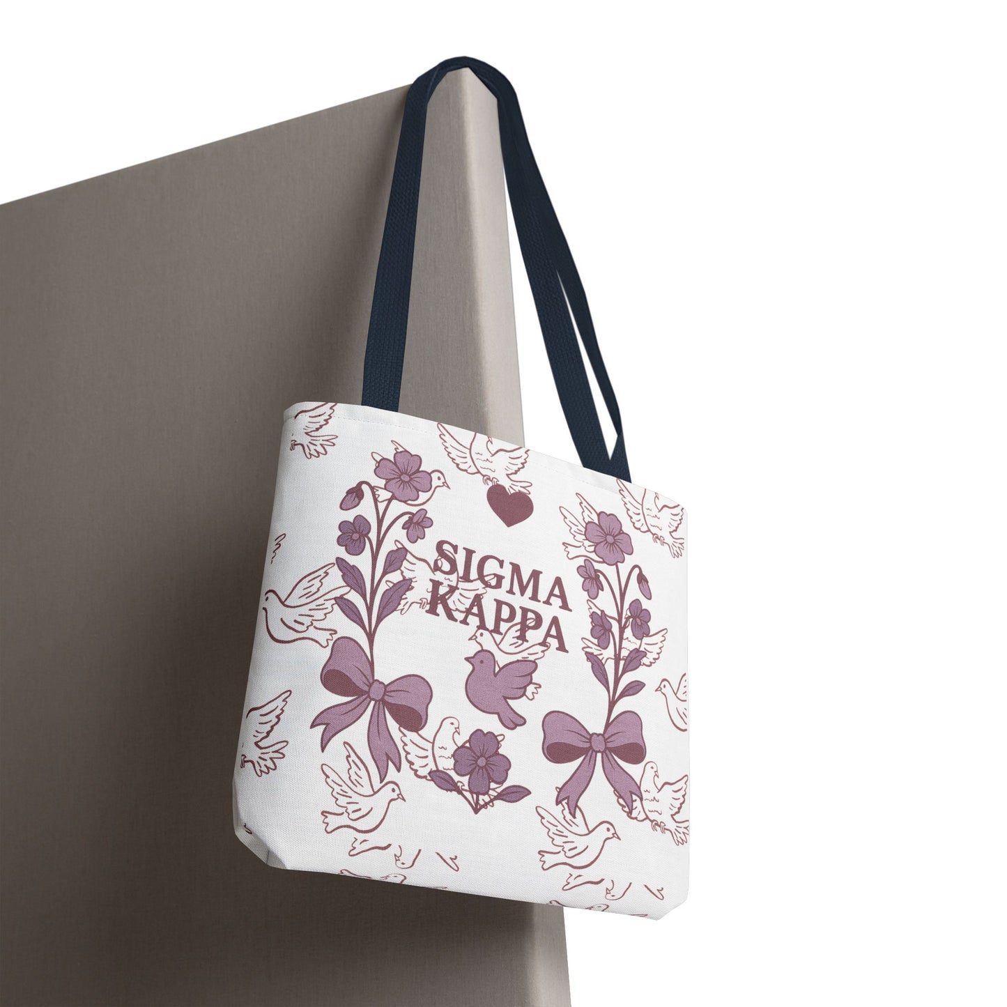 Sigma Kappa Floral Tote Bag | Sorority Gift, Eco-Friendly Carry-All, College Accessory, Stylish Shopping Bag, Chic Beach Tote