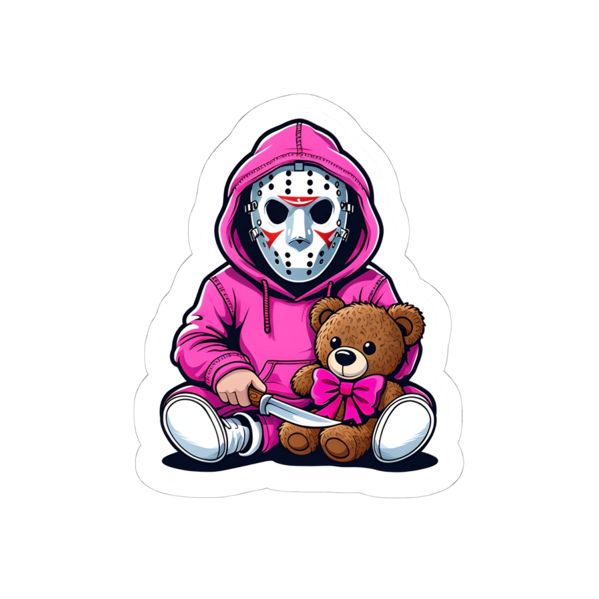 Cute and Creepy Kiss-Cut Stickers - Ideal for Halloween, Goth Decor, Laptop, Scrapbooking, Gift, Party Favors