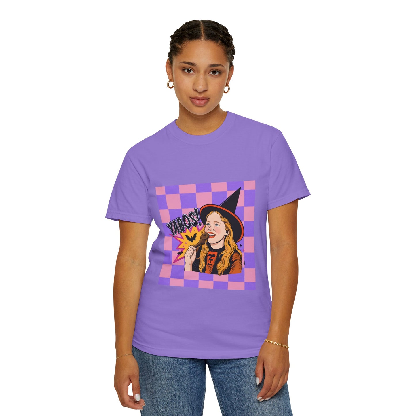 Witchy Vibes T-shirt - Yabos Graphic Tee, Cute Halloween Shirt, Unisex Funny Costume Top, October Celebration Attire, Gift for Witch Lovers