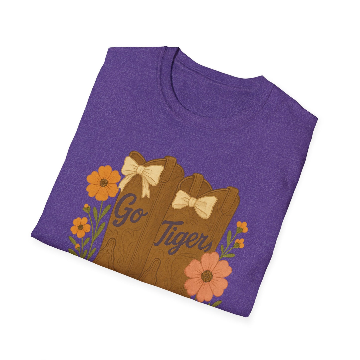 SC Tigers Country Boots Unisex T-Shirt | Cute Southern Style Tee, Go Tiger Shirt, Perfect for Game Day, Clemson Game Day, Graduation Gift, College Student Gift