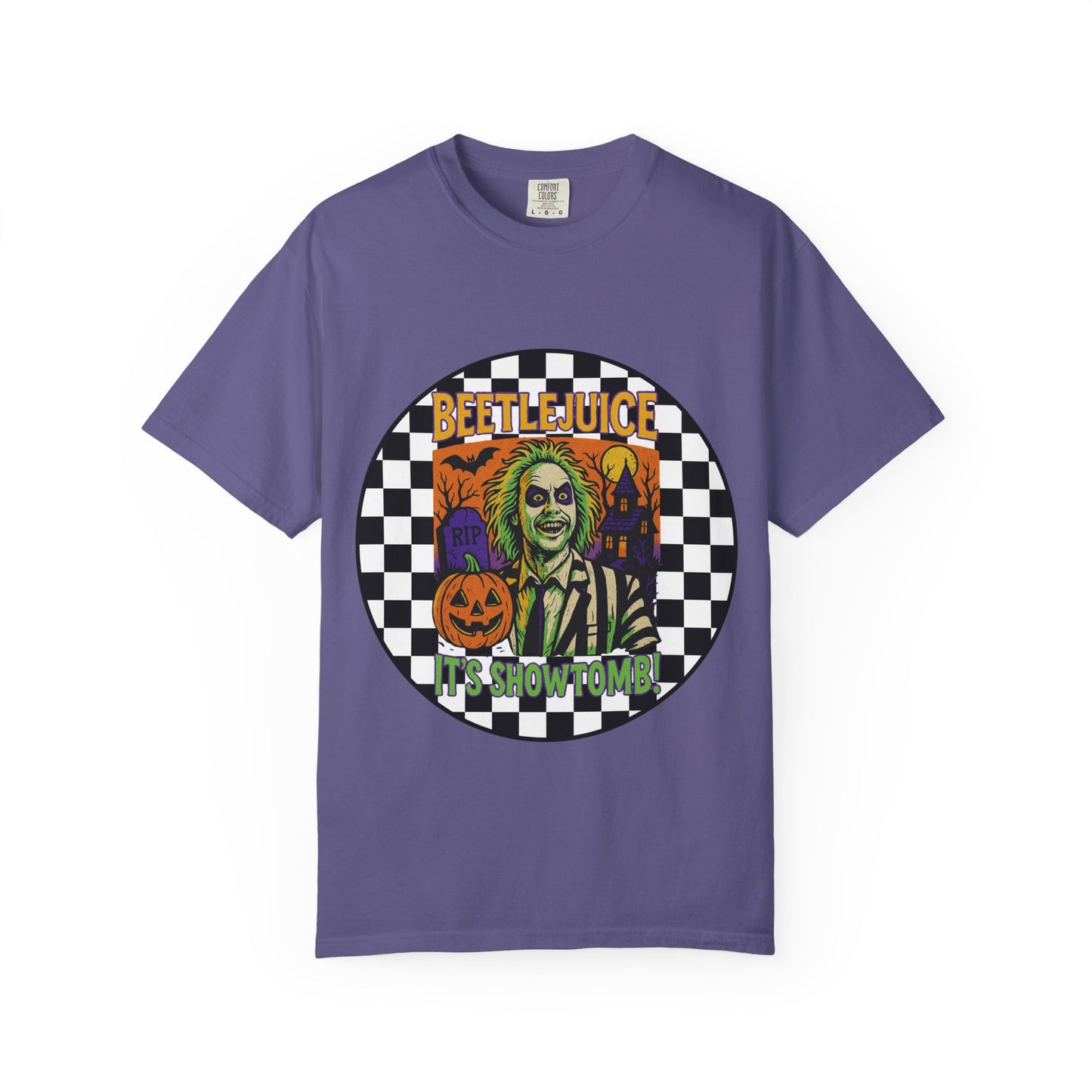 Beetlejuice Unisex T-shirt, Spooky Graphic Tee, Halloween Costume Shirt, Movie Fan Apparel, Eerie Clothing Gift