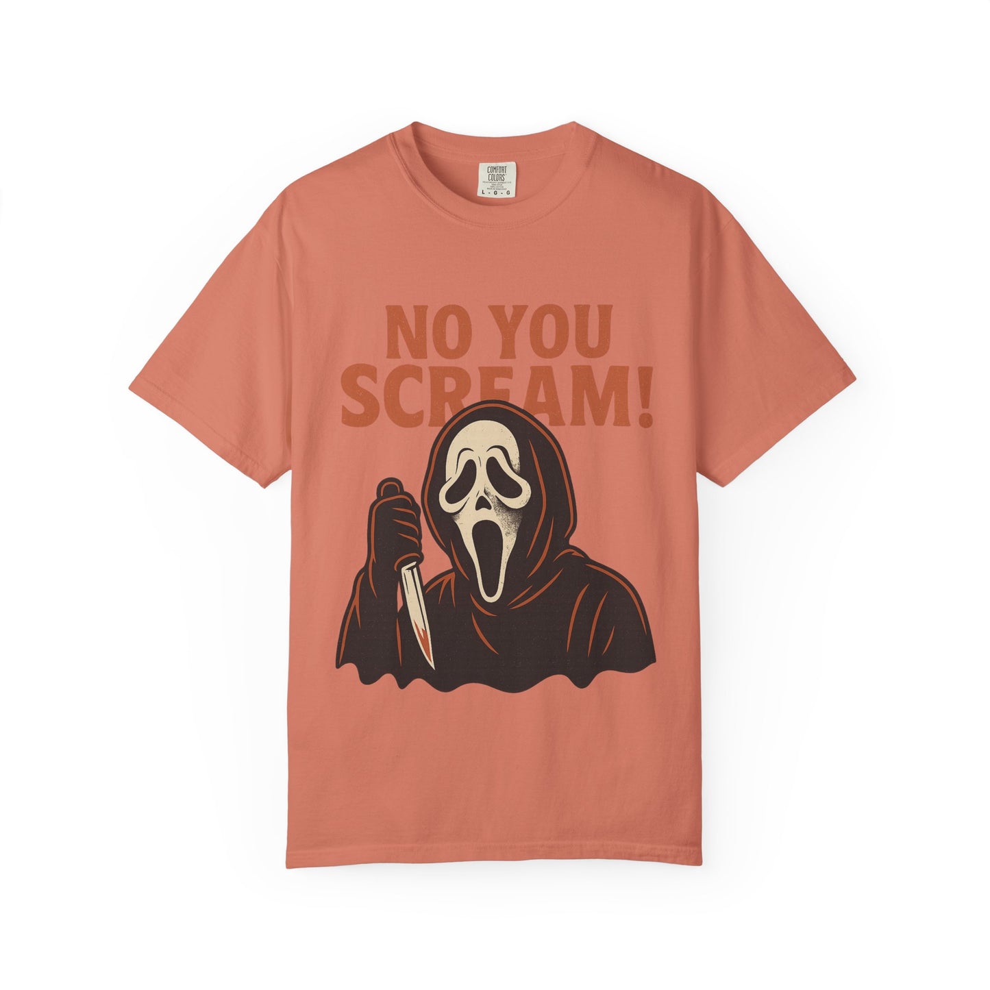 Unisex Horror-Themed T-shirt | Fun Scream Design for Halloween, Costume Parties, Movie Nights, Gift for Horror Fans