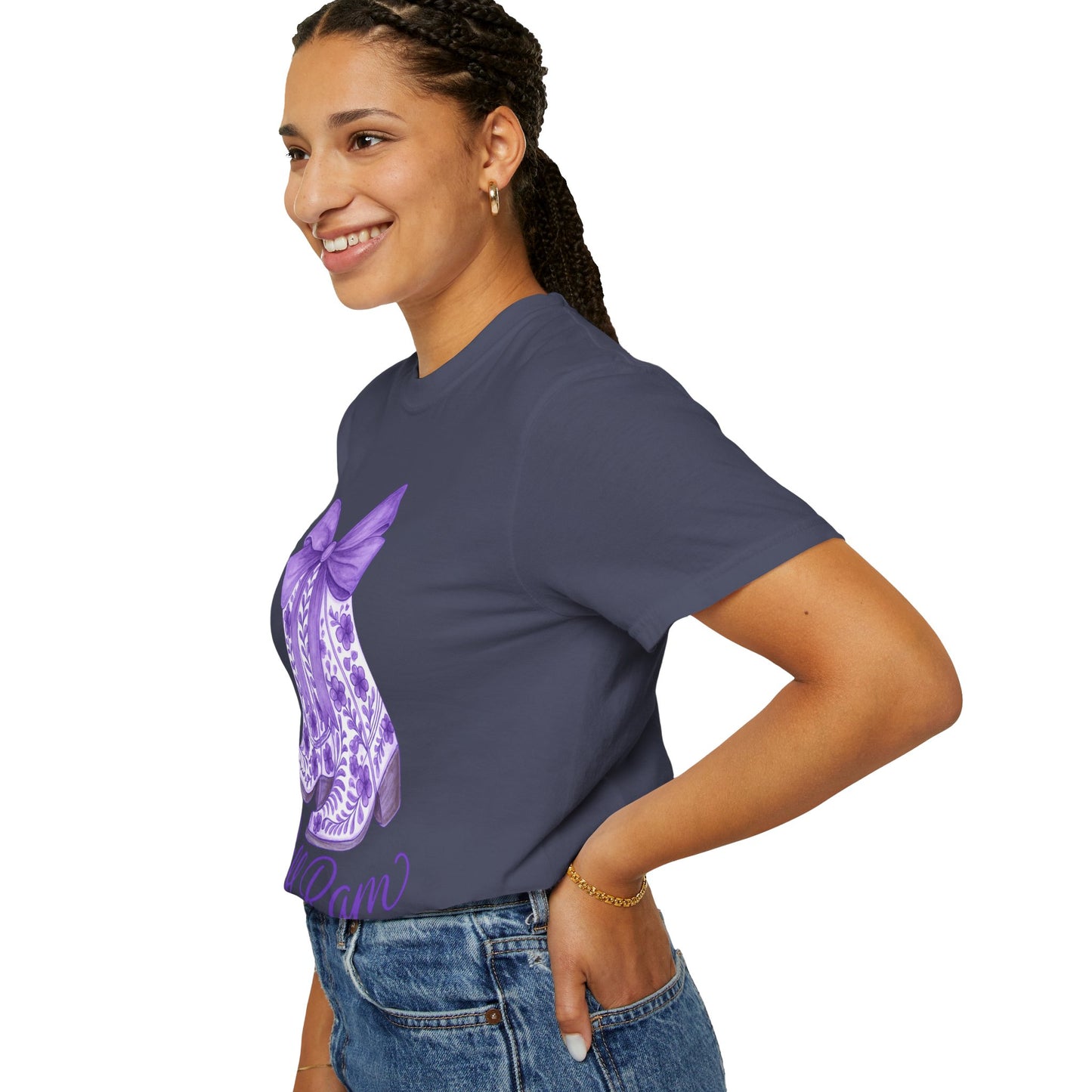 Purple Cowboy Boots T-Shirt | Western Style Tee, Festival Wear, Country Music Shirt, Gift for Horse Lovers, Casual Chic