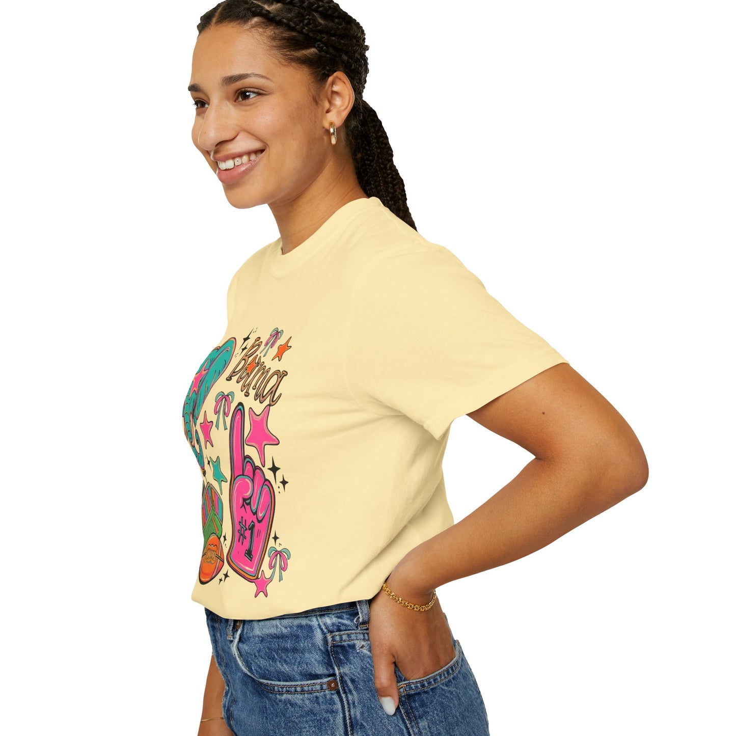 Preppy Neon Elephant Fan T-Shirt