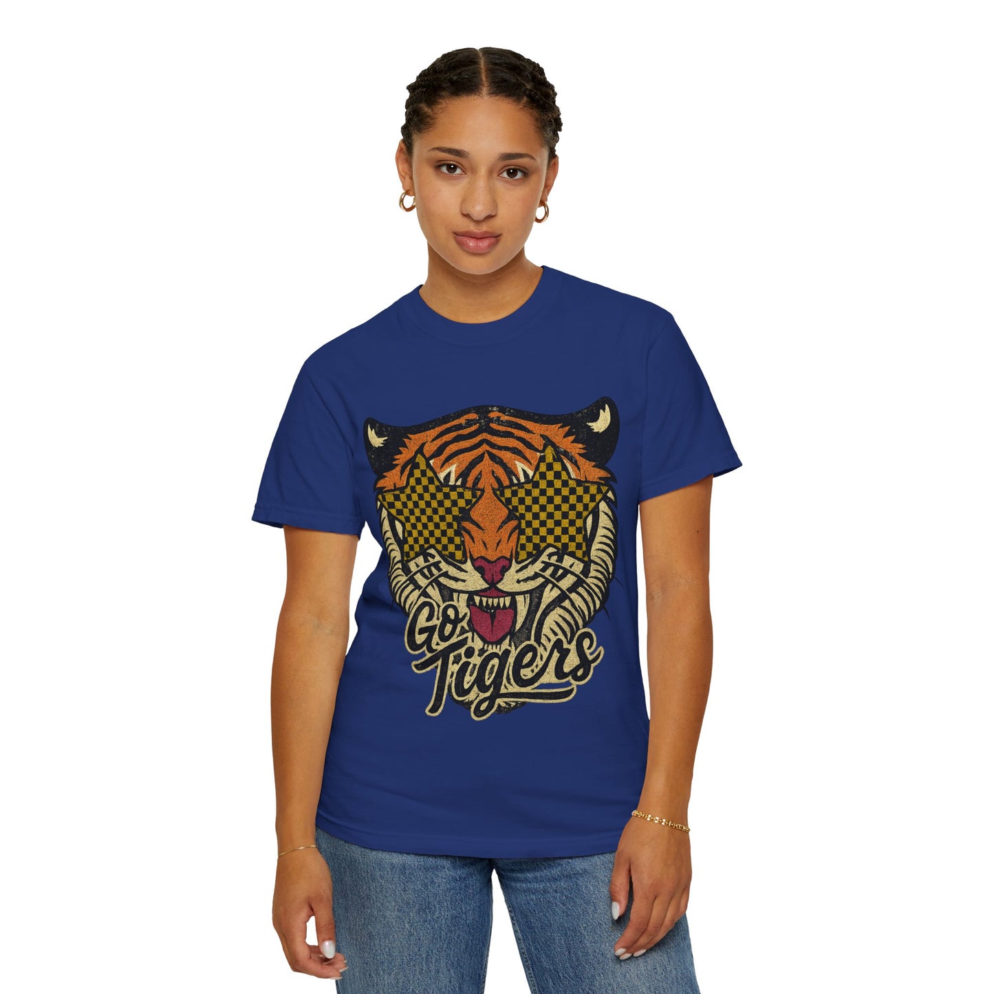 Bold Tiger Graphic Unisex T-Shirt - Go Tigers Design for Missouri Lovers