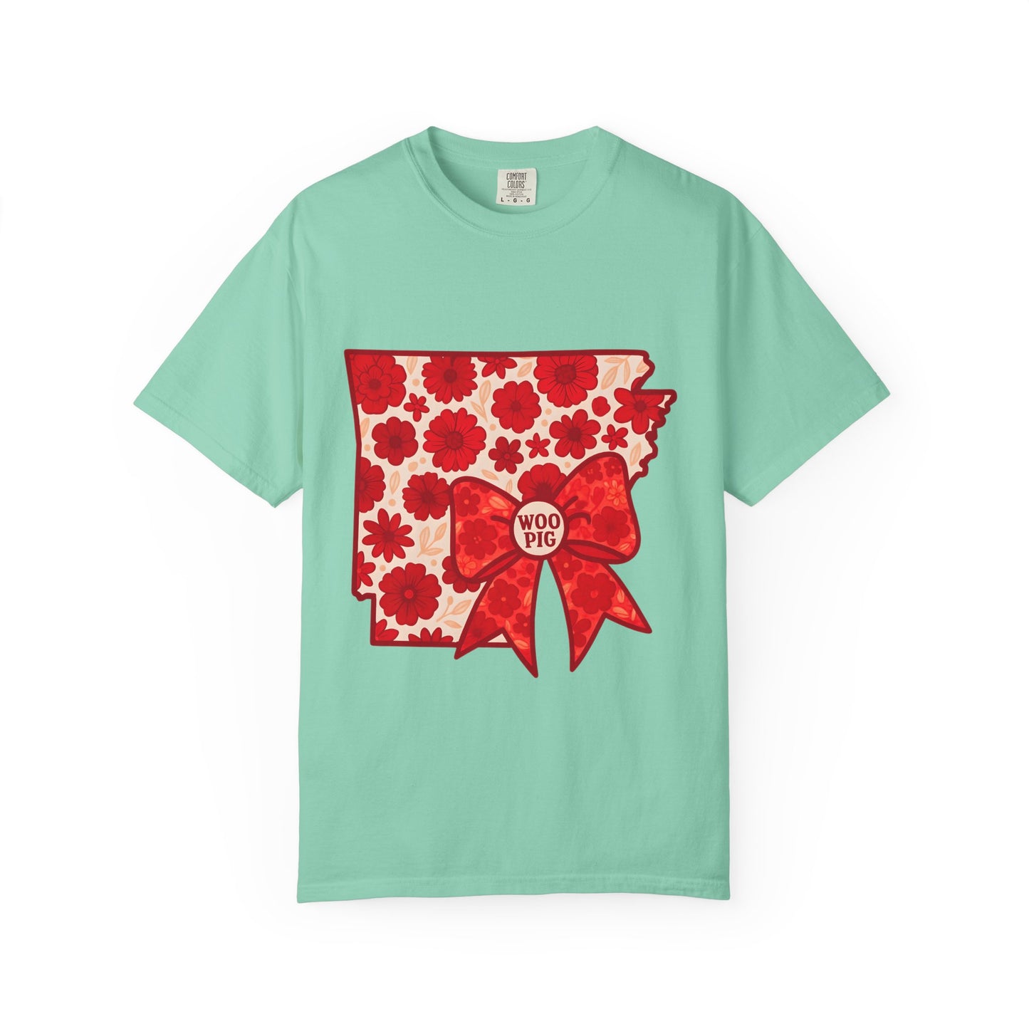 Arkansas Floral T-shirt - Women's & Men's Gift, Summer Tee, State Pride Shirt, Comfort Colors