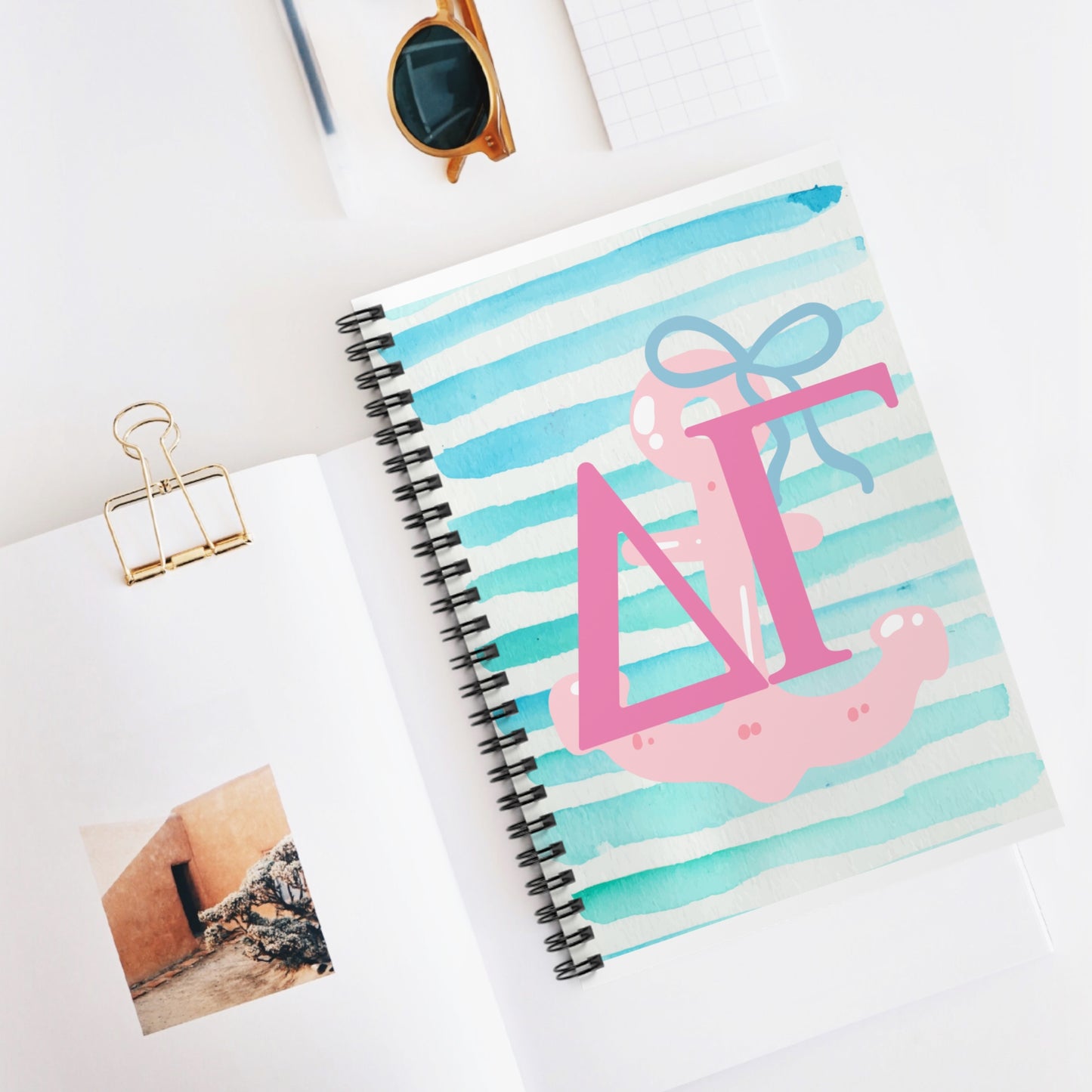 DG Anchor-Custom Ruled Notebook, Delta Gamma