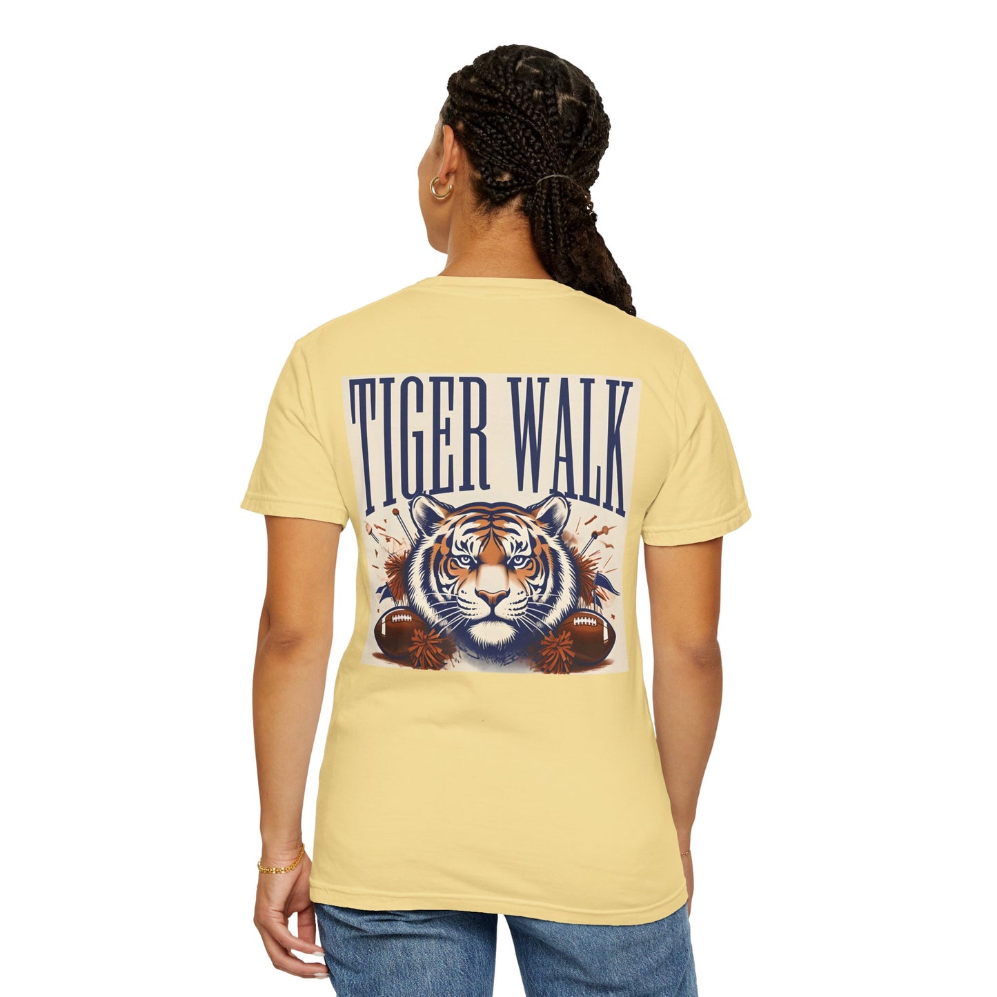 War Eagle Tiger Walk Unisex T-Shirt, Casual Tee, College Apparel, Game Day Shirt, Sports Fan Gear, Gift for Auburn Fans