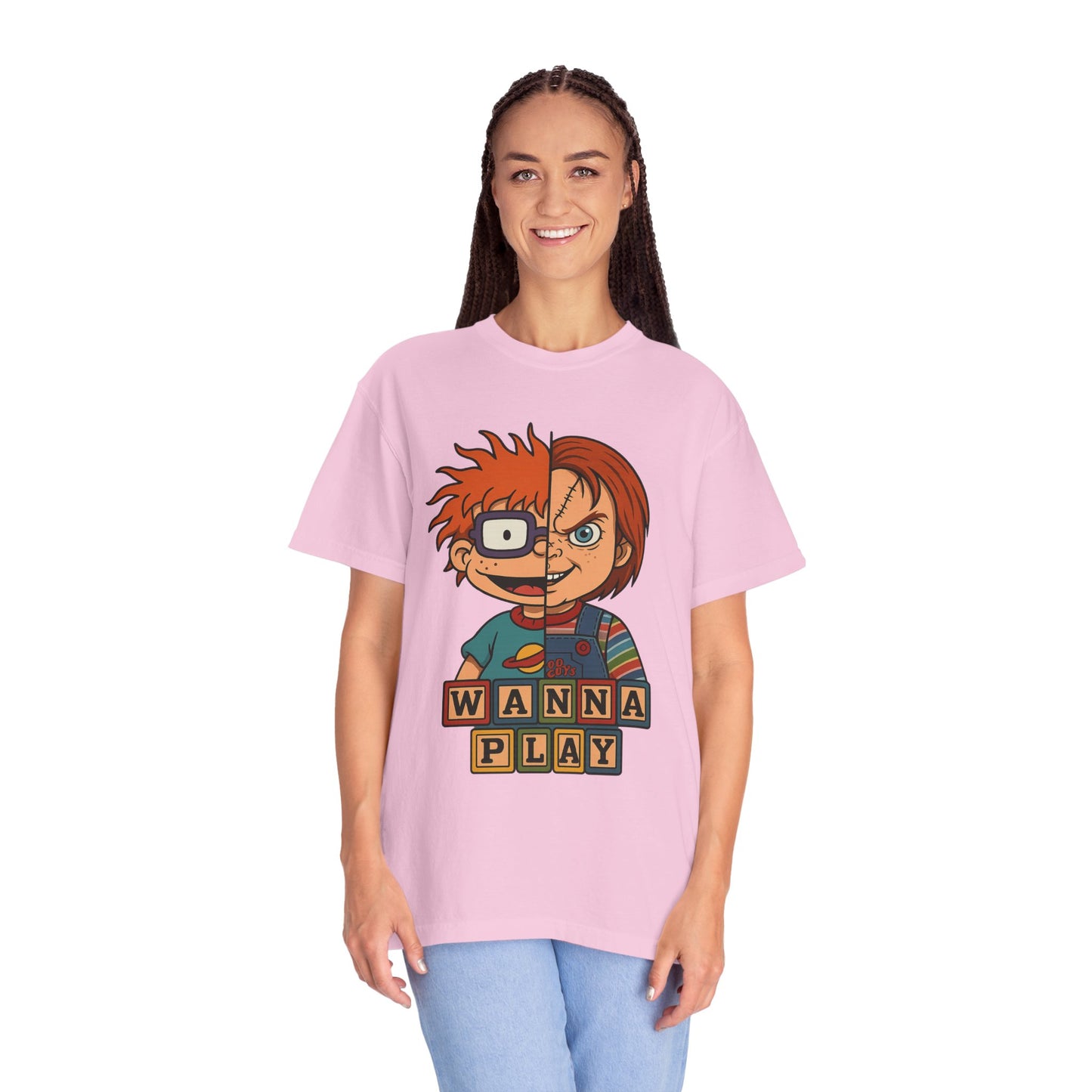 Two Faced Halloween Chucky-Inspired Unisex T-Shirt