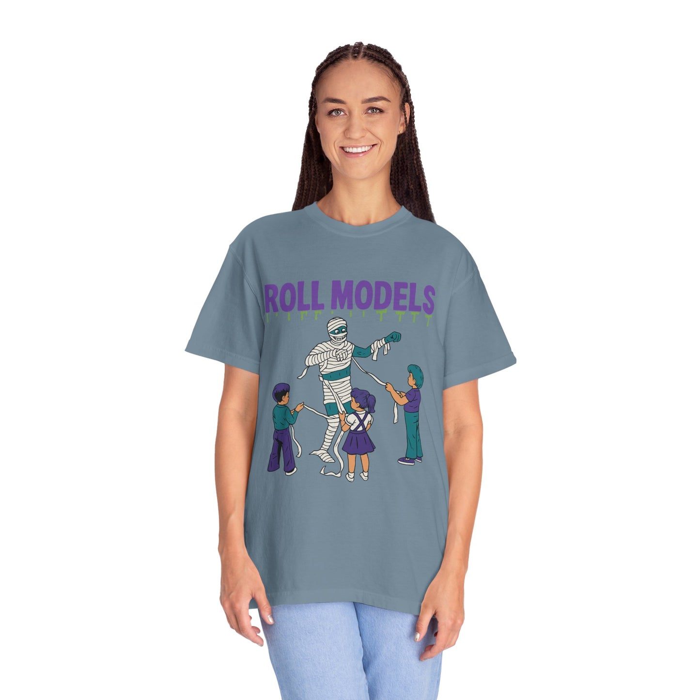 Mummy Roll Models T-Shirt, Cute Halloween Shirt, Kids Costume Tee, Family Fun Outfit, Retro Graphic Top, Vintage Style Tee