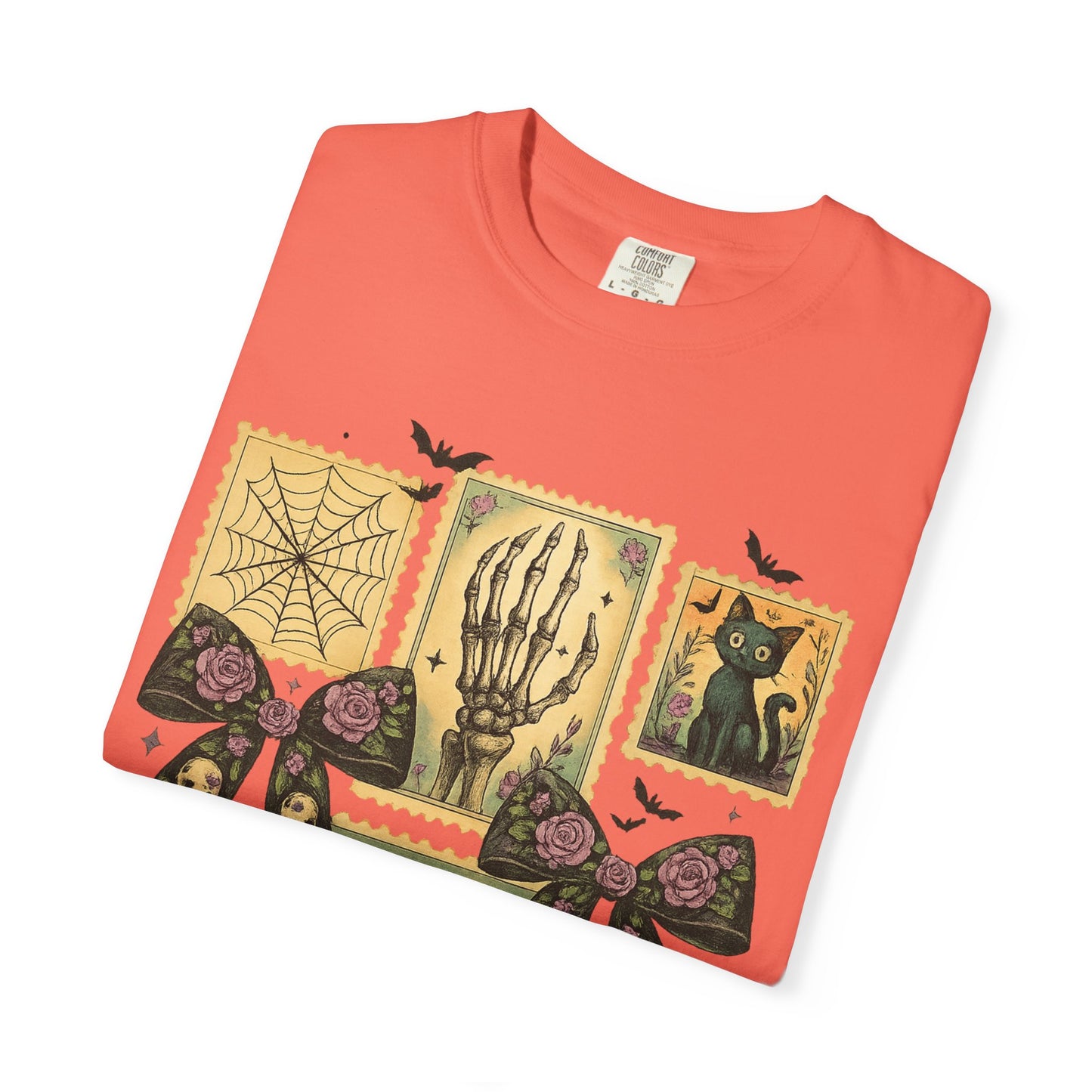 Halloween-Themed Unisex T-Shirt - Spooky Vibes for Fall Celebrations, Ghost Lovers Gift, Costume Party Essential, Cozy Autumn Tee