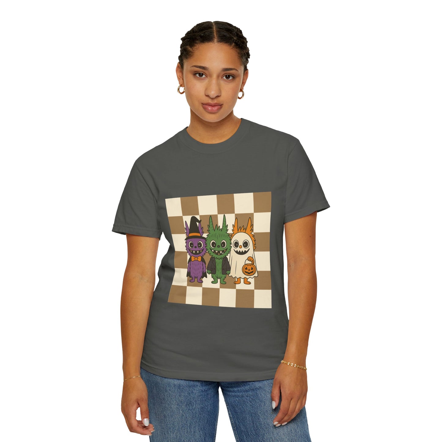 Cute Halloween Monster T-Shirt, Spooky Graphic Tee, Fall Apparel, Unisex Shirt, Trick or Treat, Halloween Party Outfit