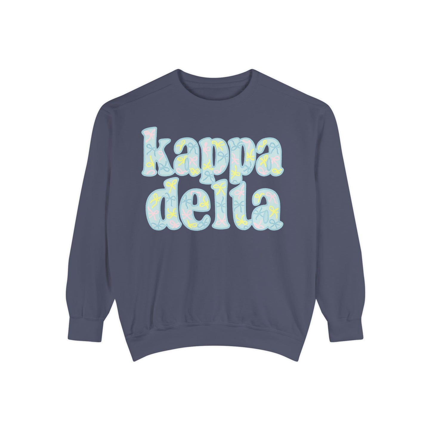 Sorority Sisters Cozy Sweatshirt - KaDelta Unisex Garment-Dyed