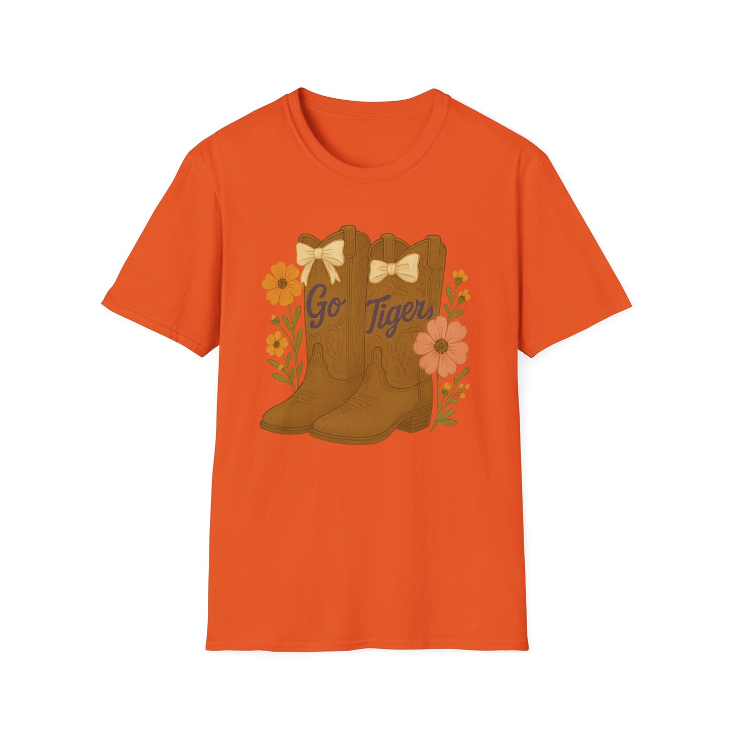 SC Tigers Country Boots Unisex T-Shirt | Cute Southern Style Tee, Go Tiger Shirt, Perfect for Game Day, Clemson Game Day, Graduation Gift, College Student Gift