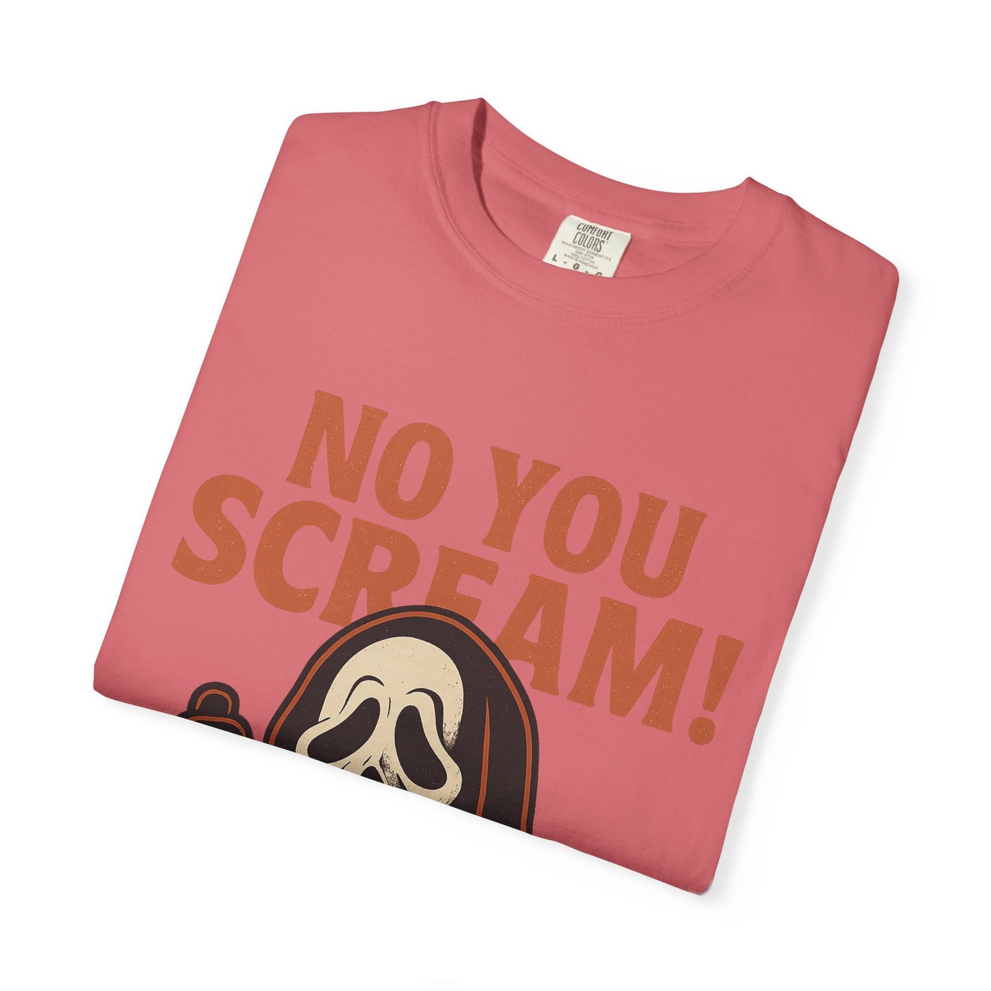 Unisex Horror-Themed T-shirt | Fun Scream Design for Halloween, Costume Parties, Movie Nights, Gift for Horror Fans