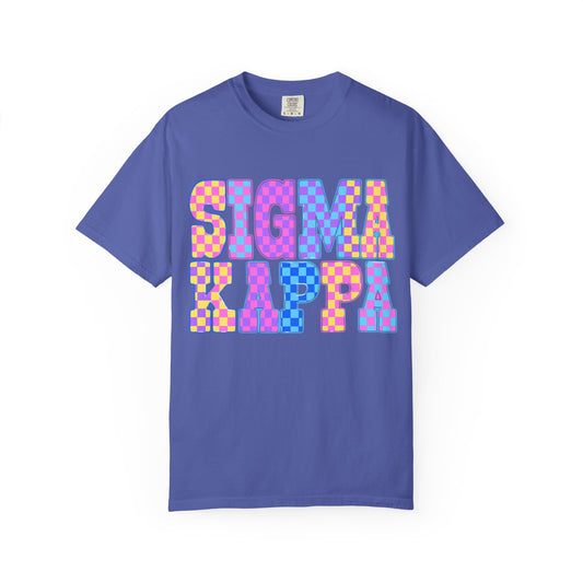 Colorful SigmaKappa T-Shirt - Unisex Garment-Dyed