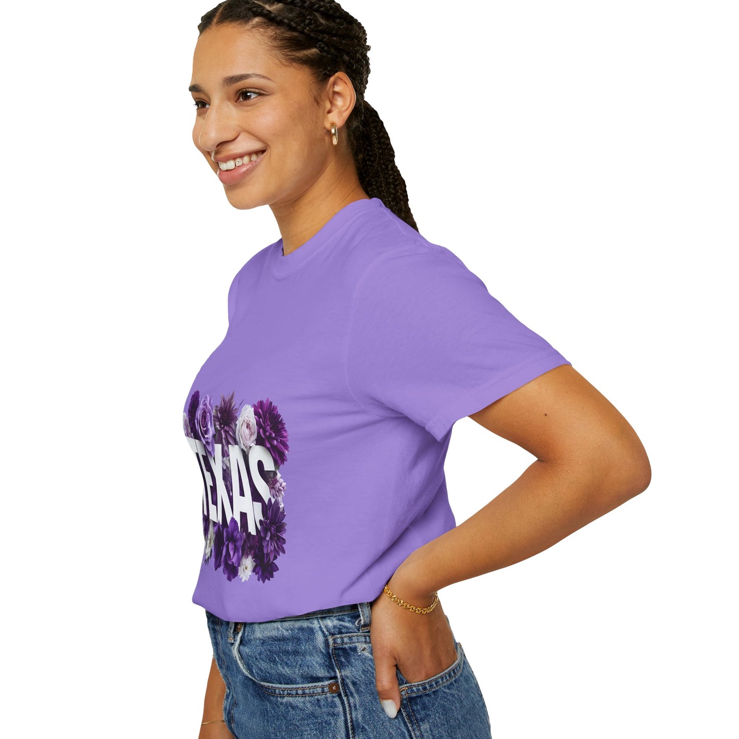 Texas Floral T-Shirt, Unisex Aesthetic Tee, Summer Outfit, Gift for Texan, Casual Style Shirt, Travel Souvenir Shirt
