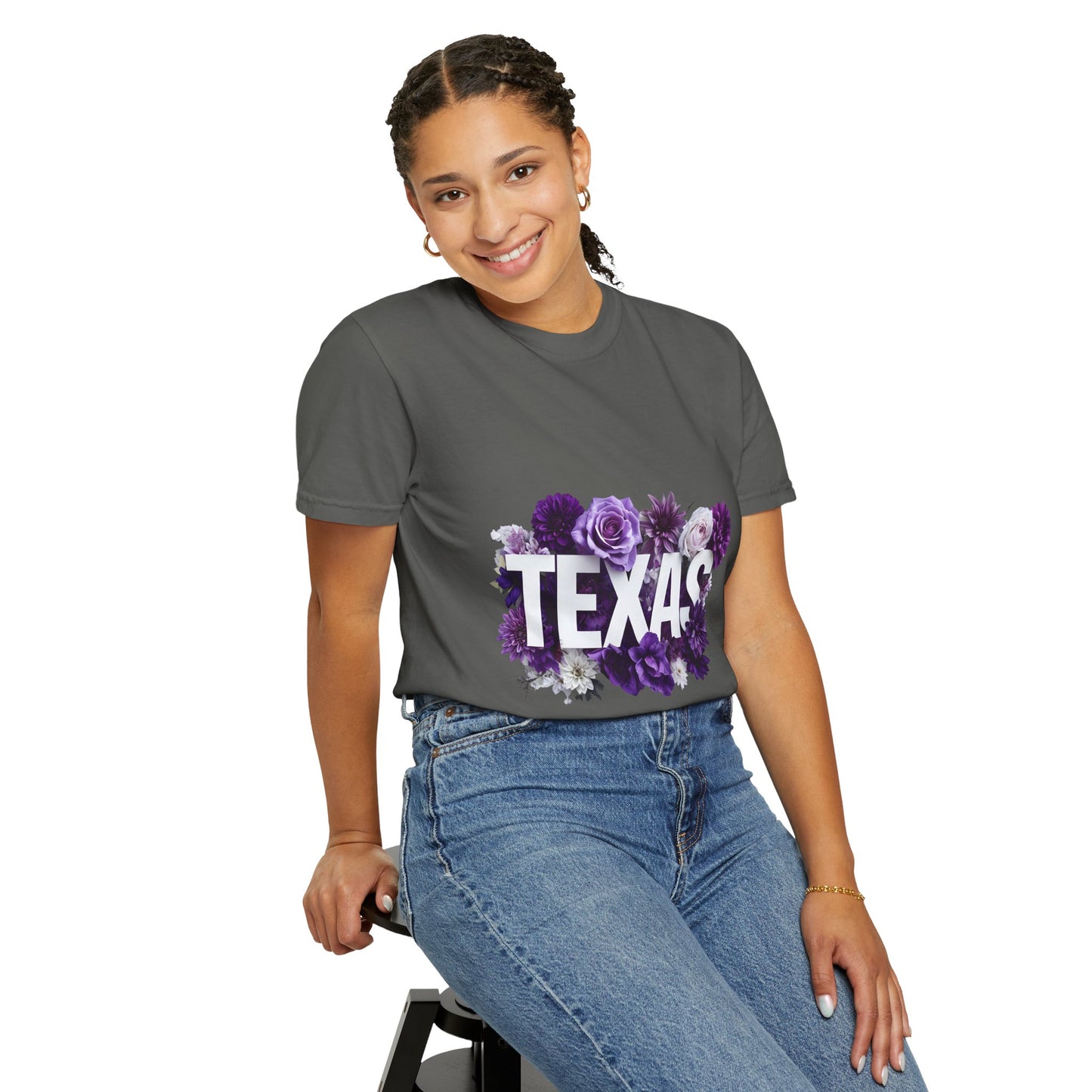 Texas Floral T-Shirt, Unisex Aesthetic Tee, Summer Outfit, Gift for Texan, Casual Style Shirt, Travel Souvenir Shirt