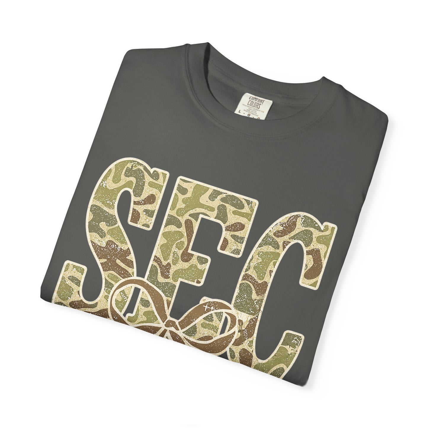 Camo Lettered Unisex T-Shirt - SEC Fan Gear - Gift for Him - Outdoor Wear
