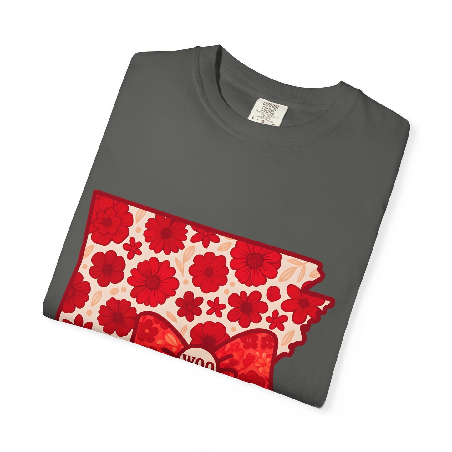 Arkansas Floral T-shirt - Women's & Men's Gift, Summer Tee, State Pride Shirt, Comfort Colors