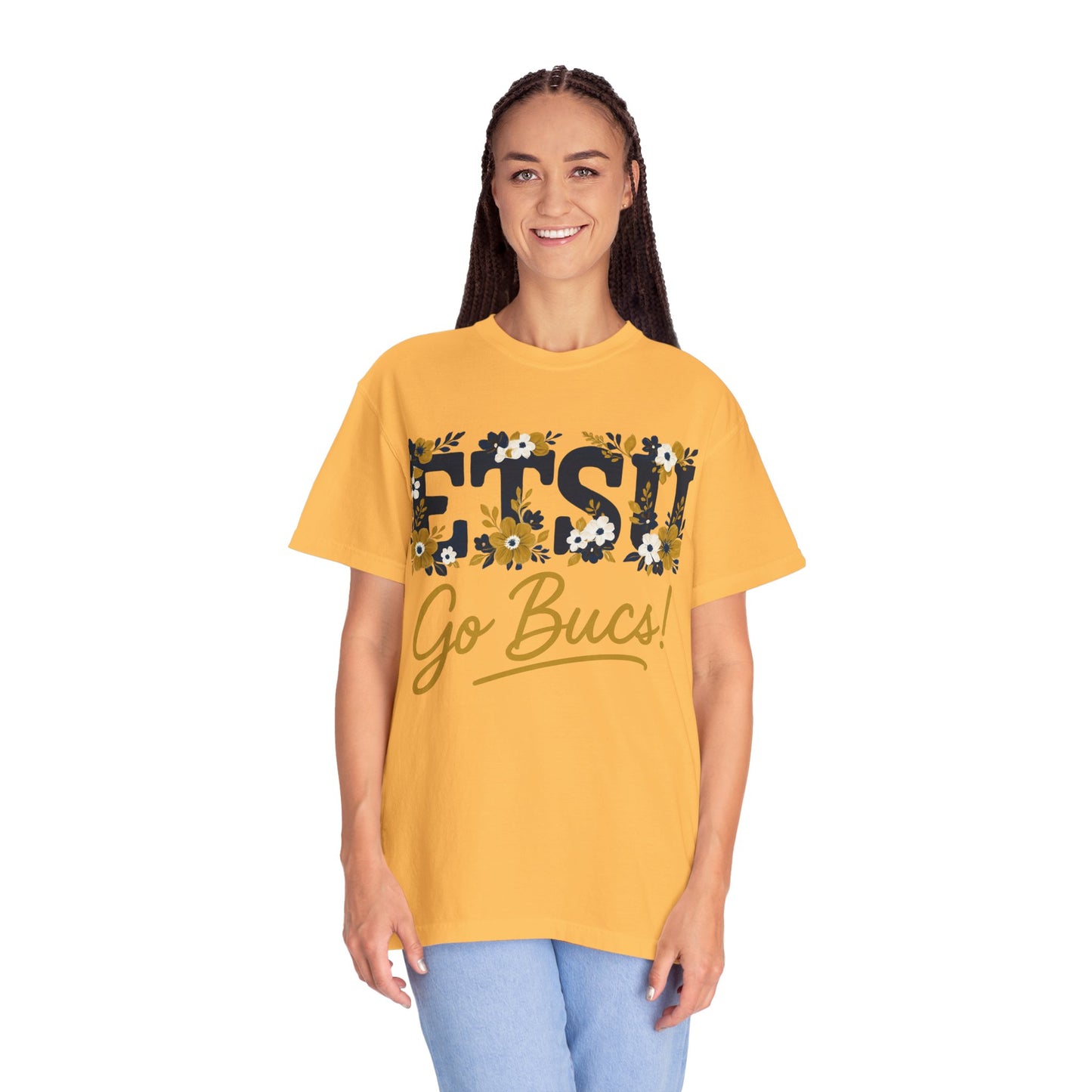 Floral Go Bucs Unisex T-shirt - College Apparel