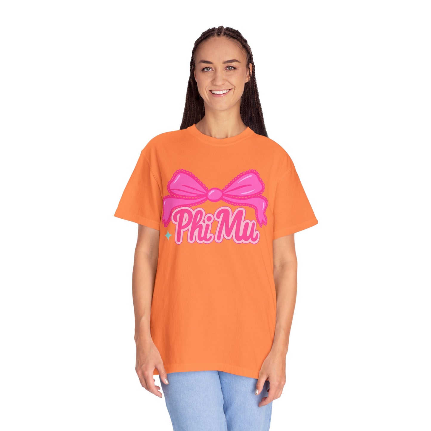 PhiMu Bow Pink Sorority T-Shirt