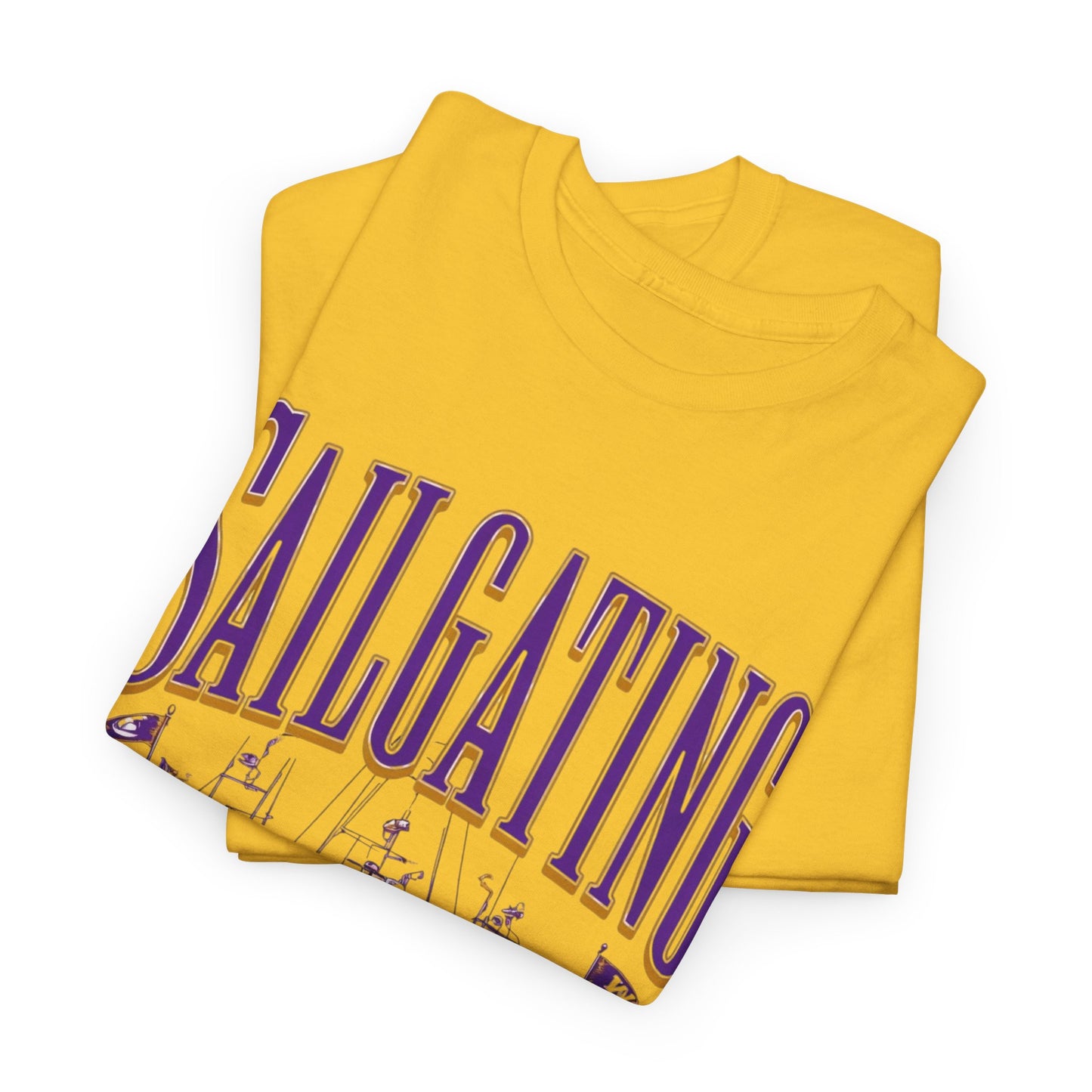 Sailgating Tee - Washington Huskies Unisex Heavy Cotton Shirt