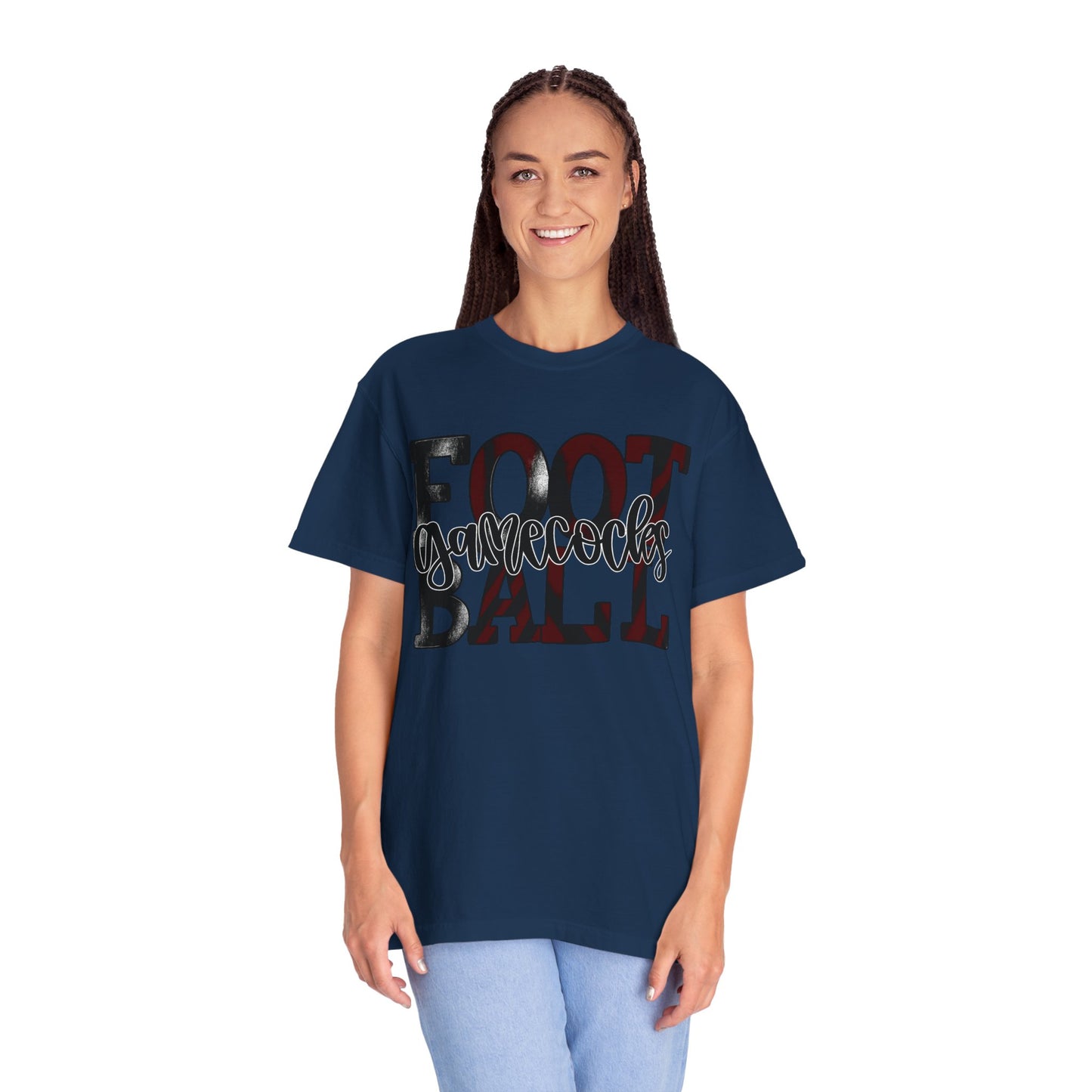 Game Day Football Tee - Unisex Garment-Dyed T-shirt for Fans