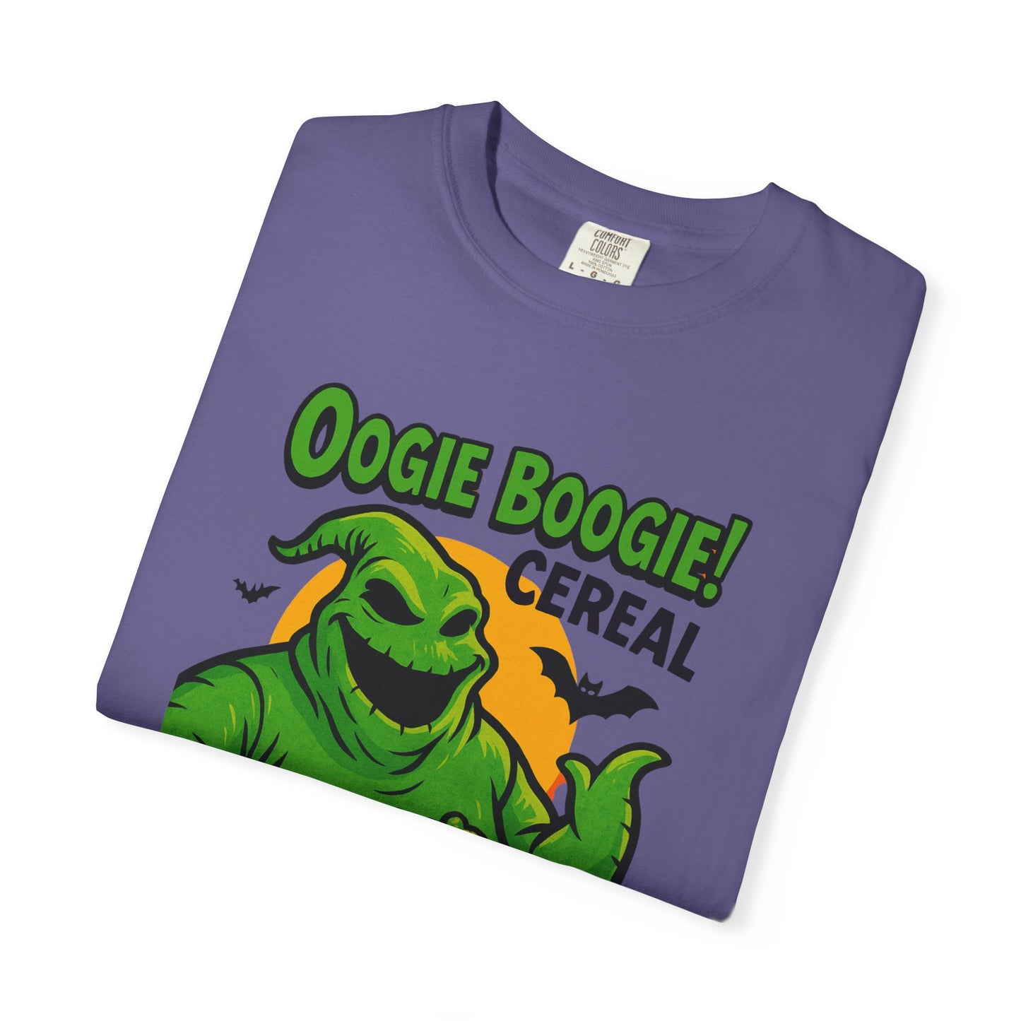 Oogie Boogie Cereal Unisex T-Shirt, Halloween Tee, Cartoon Apparel, Gifts for Fans, Unique Graphic Shirt, Spooky Style