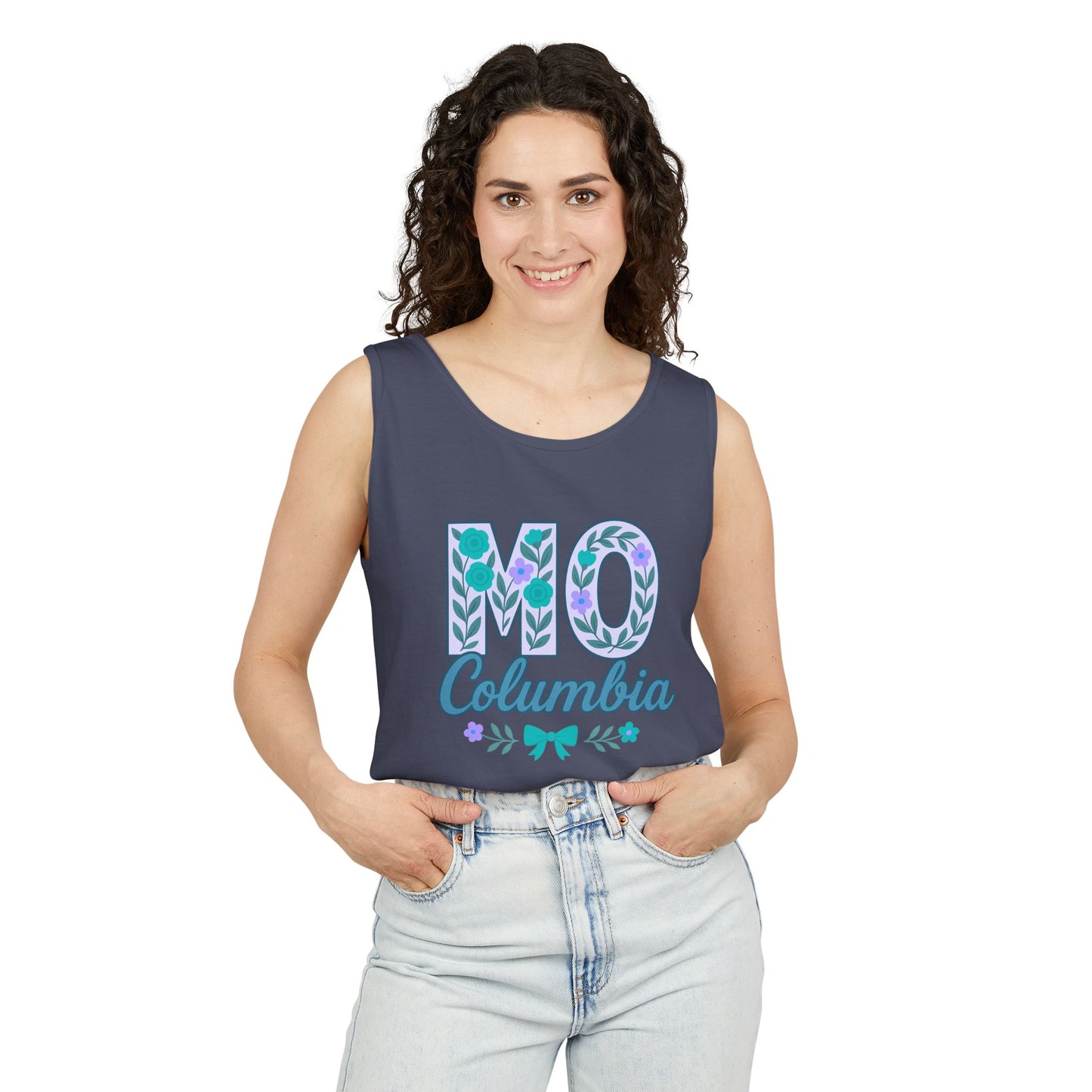 Missouri State Pride Tank Top, Unisex Summer Shirt, Columbia MO Graphic Tee, Comfort Colors, Graduation Gift
