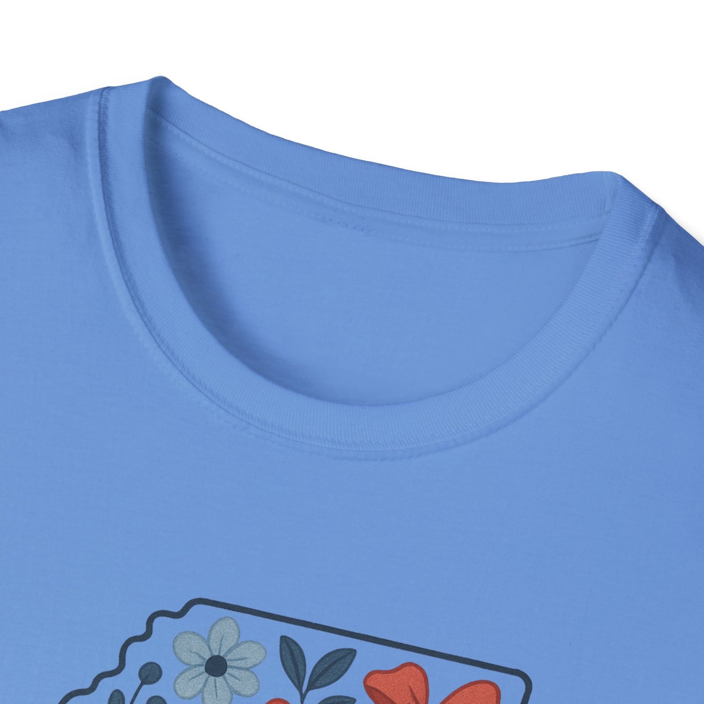 Mississippi Floral Unisex T-Shirt, Casual Tee, Gift for Her, Summer Apparel, Nature Lover Shirt, State Pride Clothing