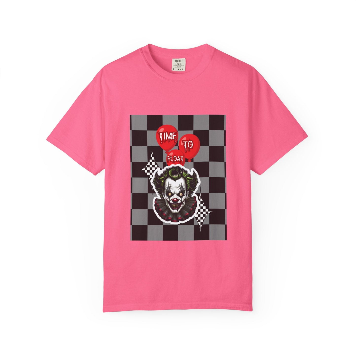 Creepy Clown Graphic T-Shirt, Halloween Costume Tee, Unisex Horror Shirt, Fun Gift for Fans, Graphic Novelty Wear, Casual Outfit