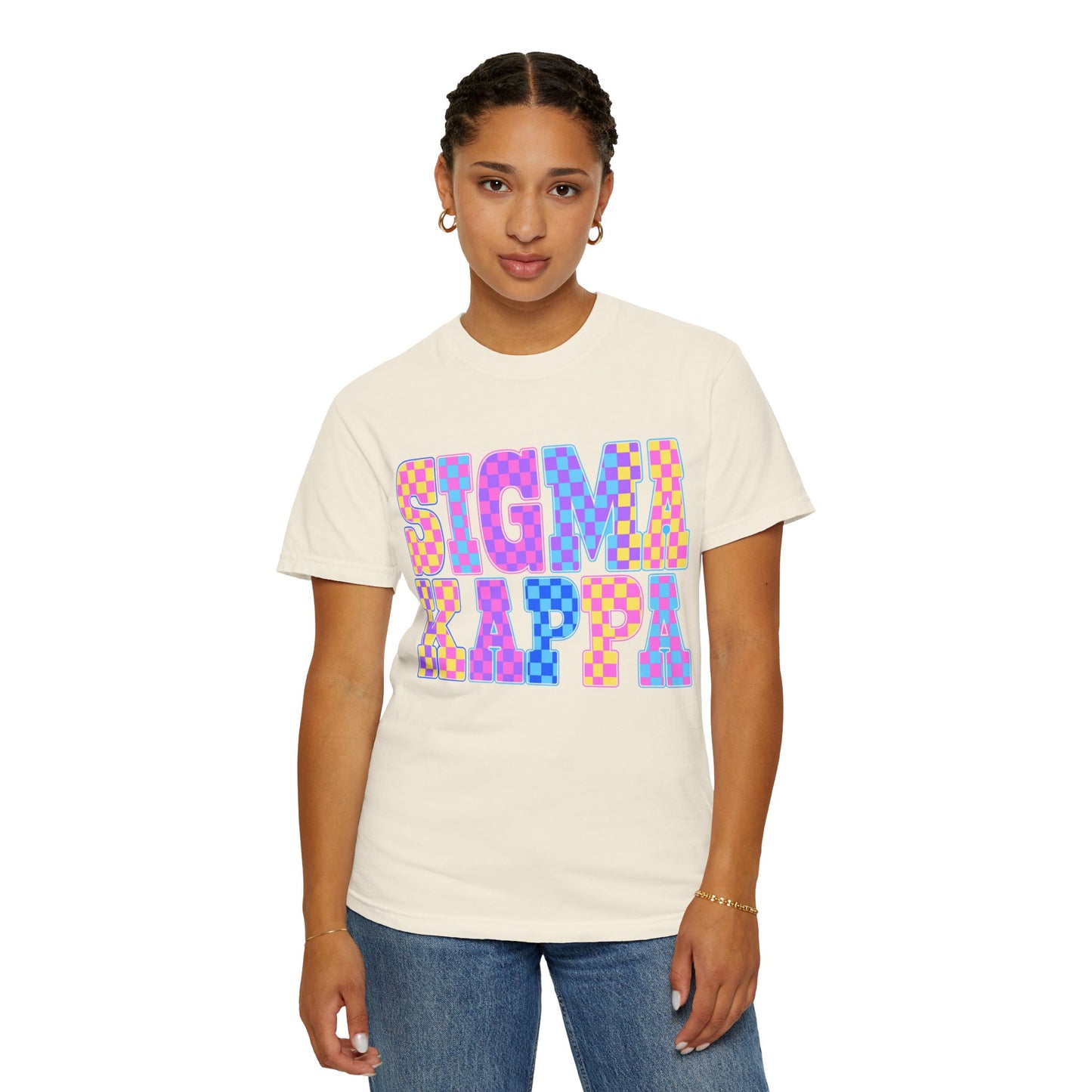 Colorful SigmaKappa T-Shirt - Unisex Garment-Dyed
