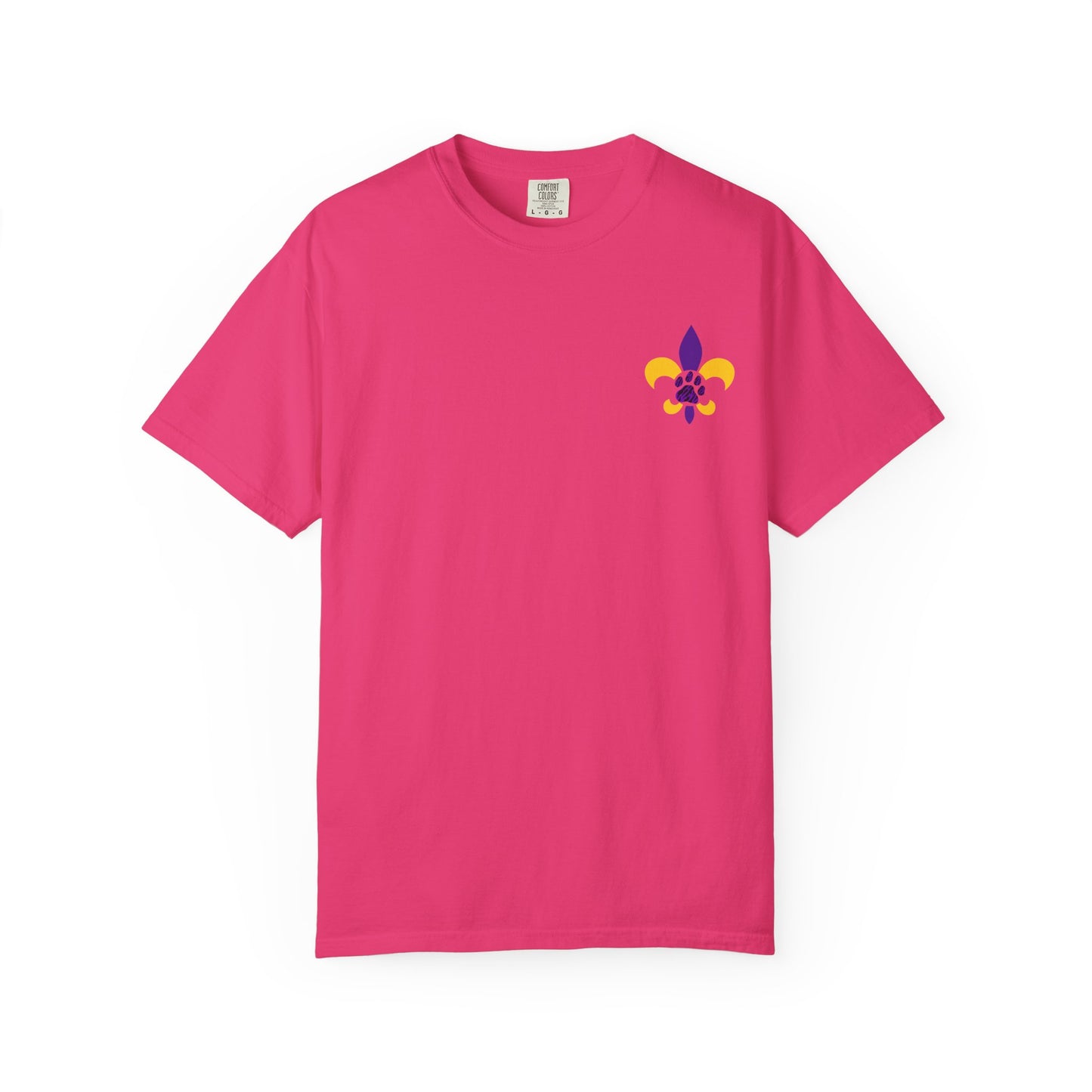 Baton Rouge Spirit T-Shirt - Unisex Garment-Dyed Tee for Game Day, College Football, Mardi Gras, Team Pride, Casual Wear