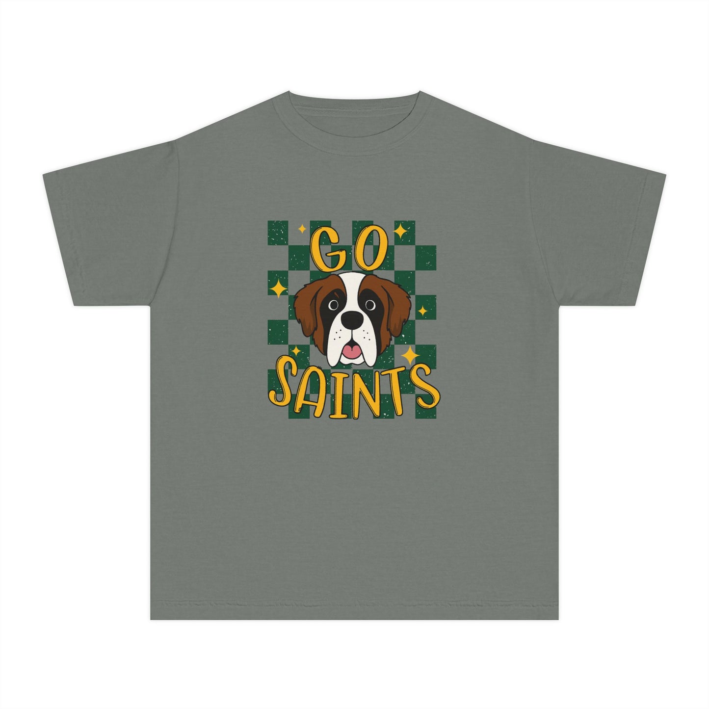Saints Youth Tee - Perfect for Game Day, Dog Lovers, Team Spirit, Sporty Outfit, Gift for Kids
