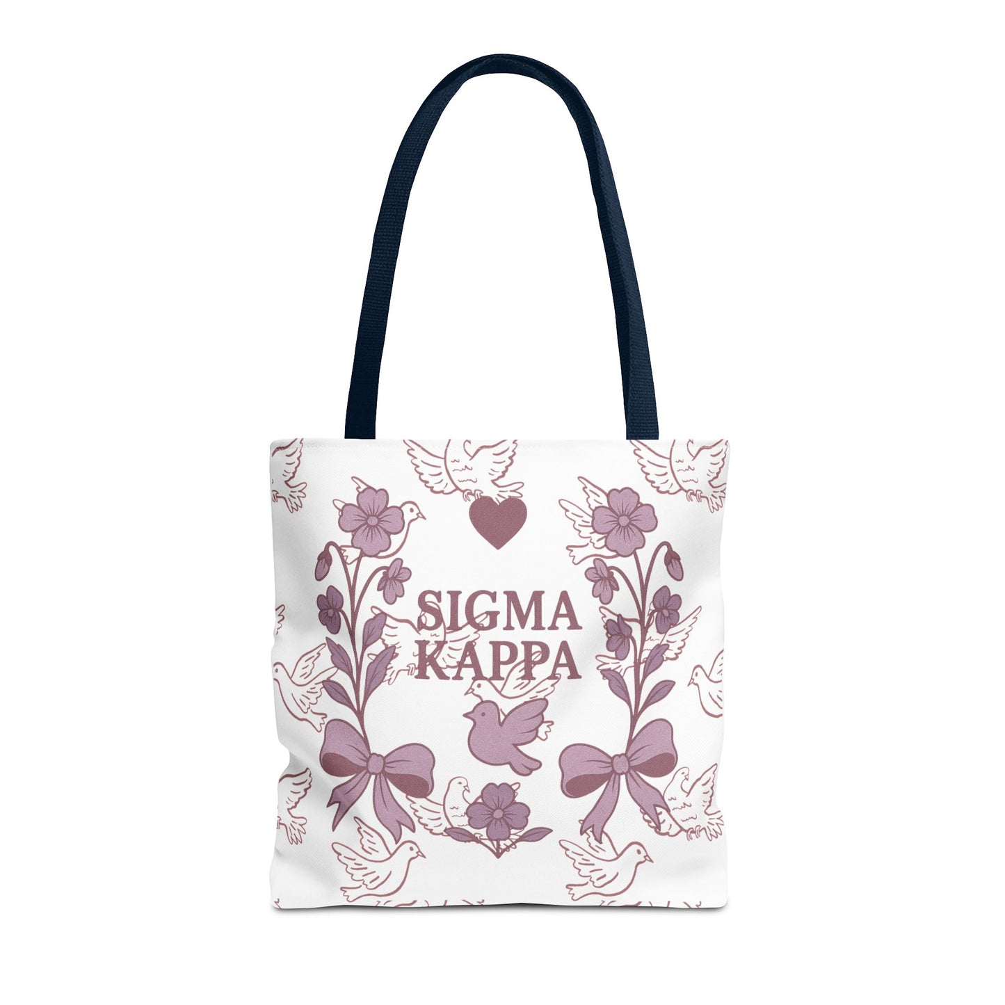 Sigma Kappa Floral Tote Bag | Sorority Gift, Eco-Friendly Carry-All, College Accessory, Stylish Shopping Bag, Chic Beach Tote