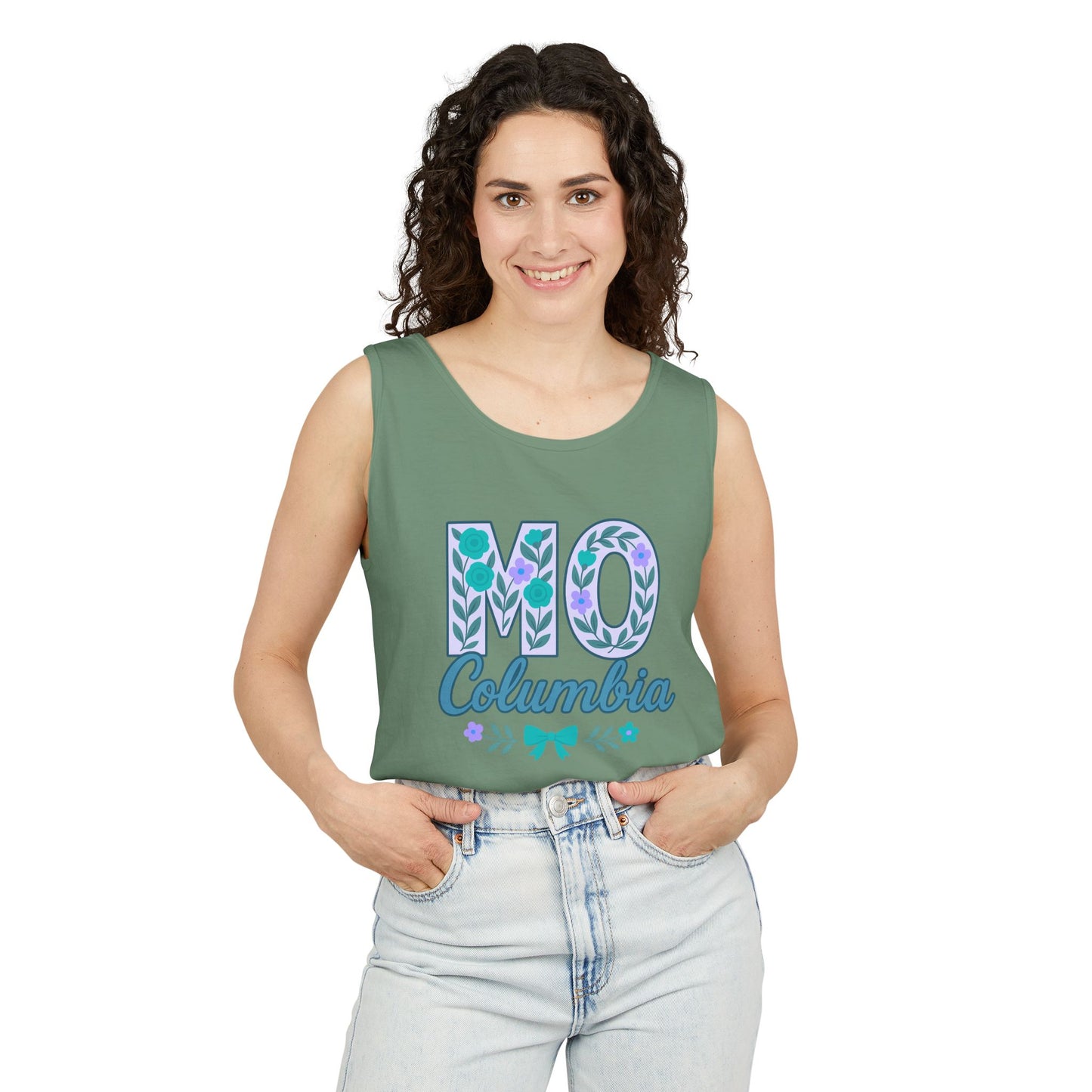 Missouri State Pride Tank Top, Unisex Summer Shirt, Columbia MO Graphic Tee, Comfort Colors, Graduation Gift