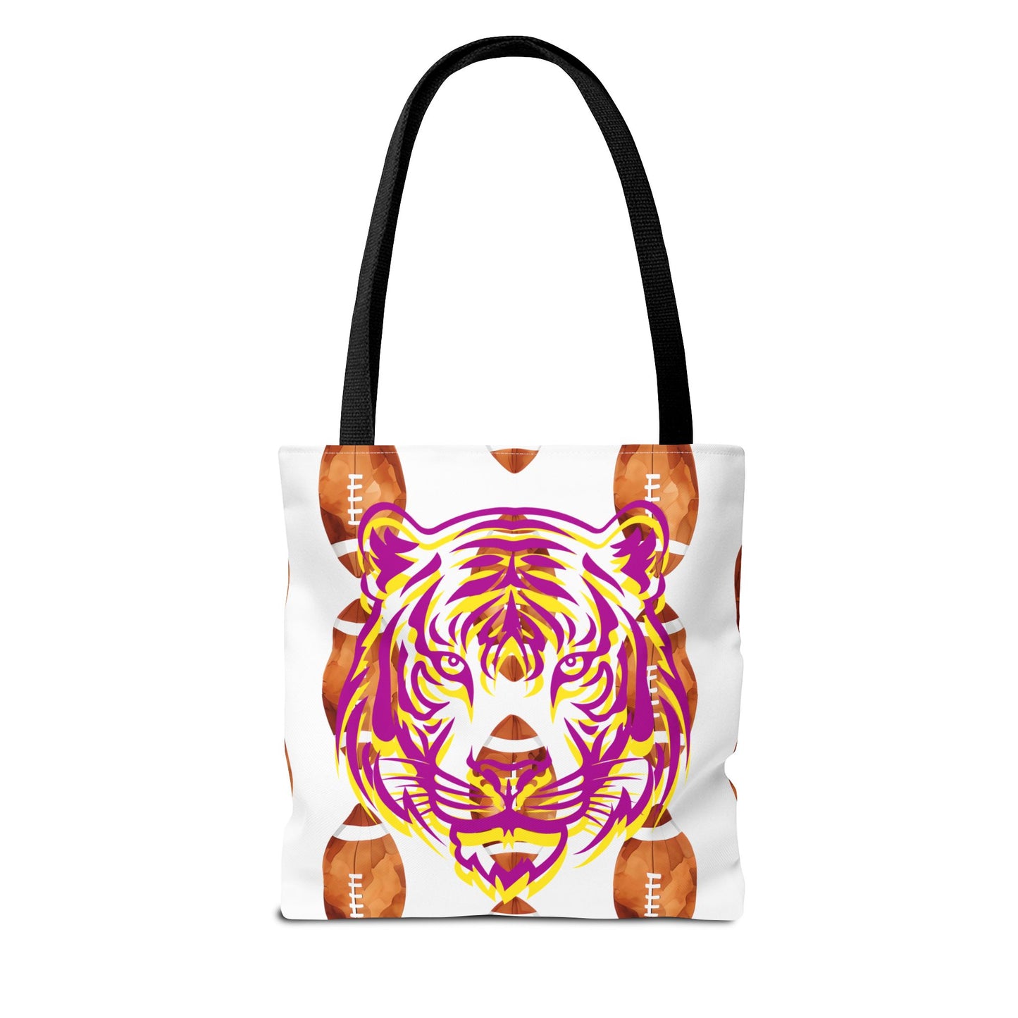 Vibrant Tiger Print Tote Bag - LSU Fans Gift